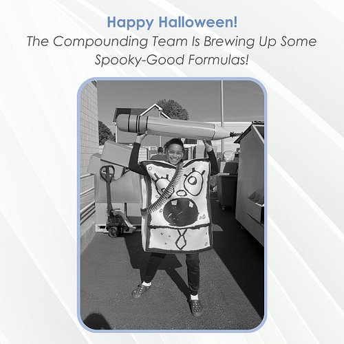 The Compounding Team is brewing up some spooky-good formulas and wishing everyone a safe and happy Halloween! 

#pharmacylife...