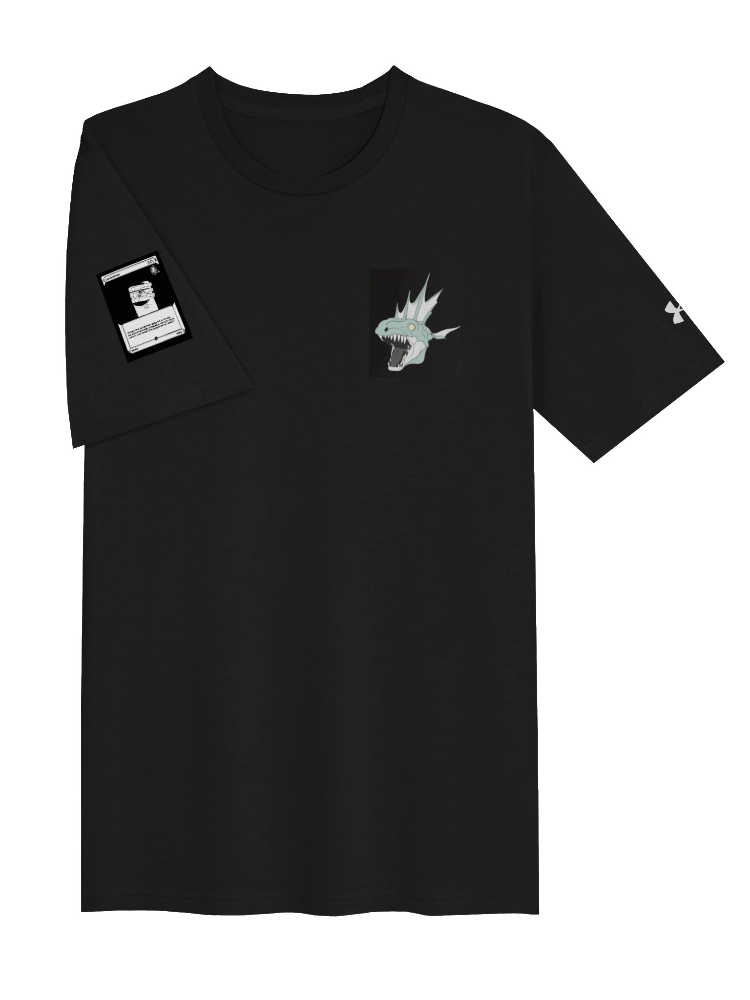 Leviathan Sea Dragon Under Armour Athletic T-Shirt | Jozef Kayembe | JWK JOJO STUDIO product image (7)