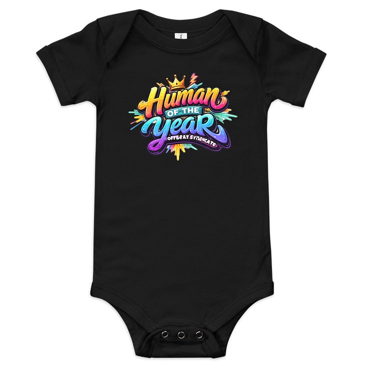 Human of the Year Baby Short Sleeve One Piece product image (1)