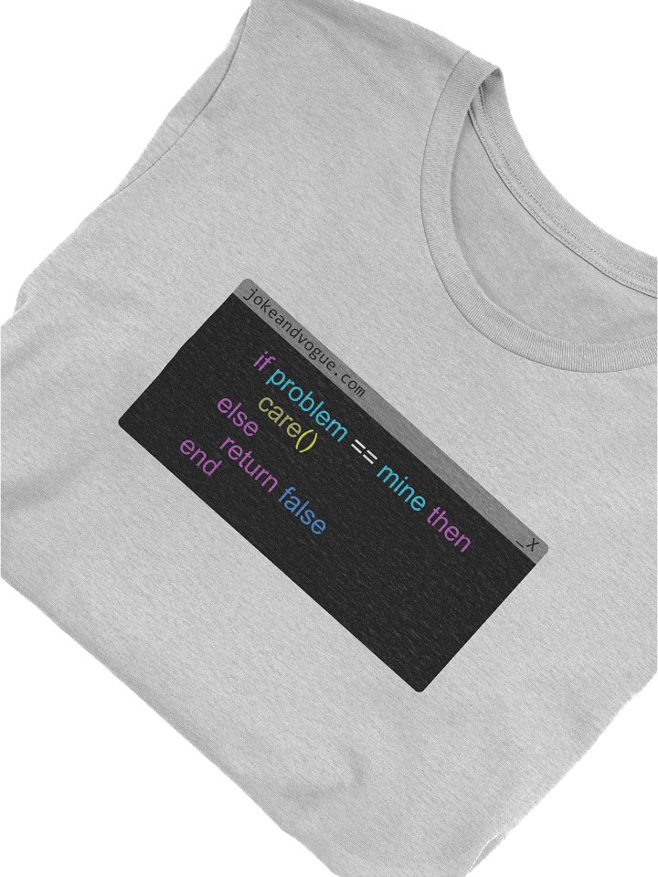 T-shirt - Care product image (1)