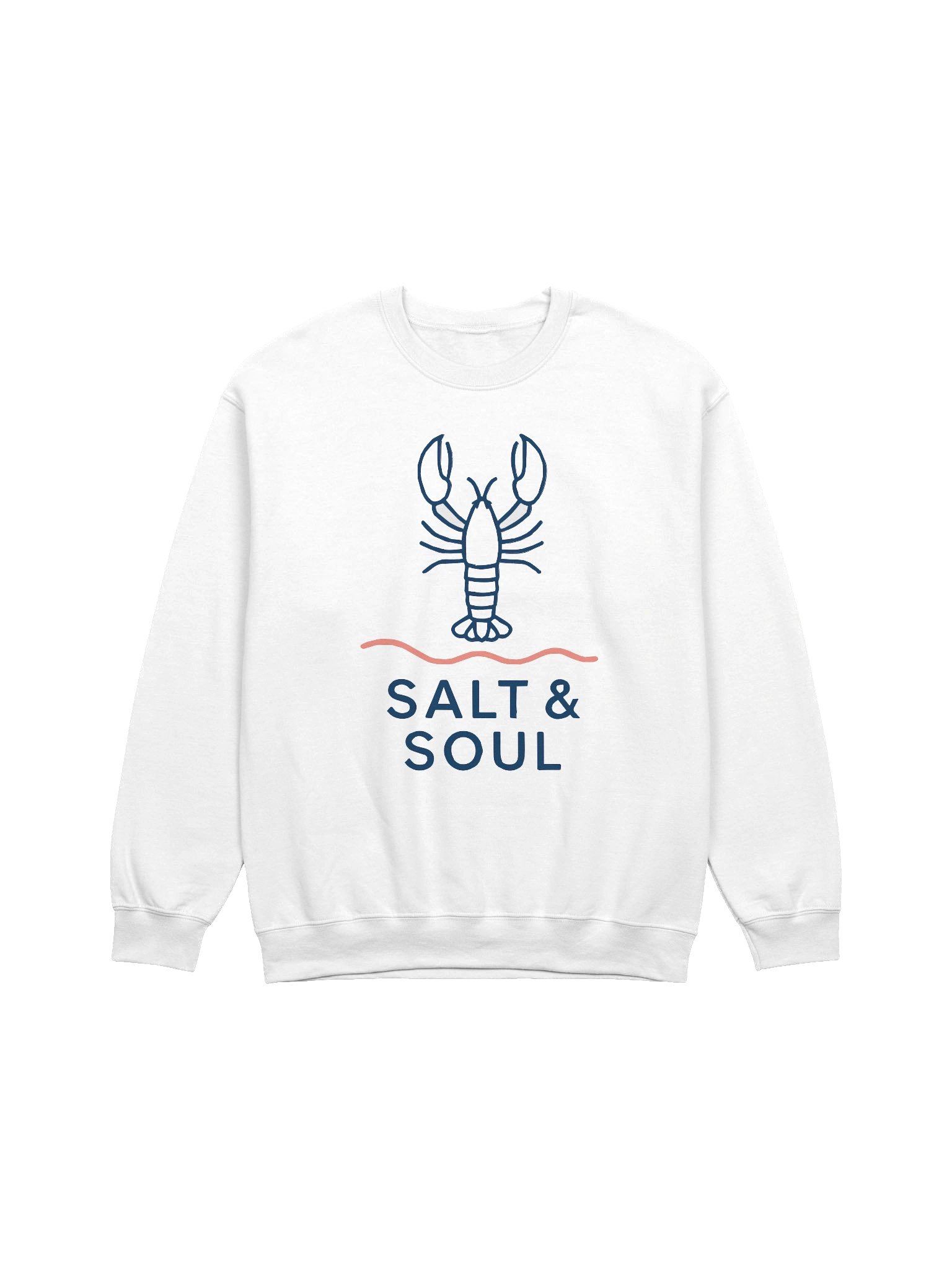 Salt & Soul Lobster Sweatshirt – Minimalist Ocean-Inspired Pullover product image (2)
