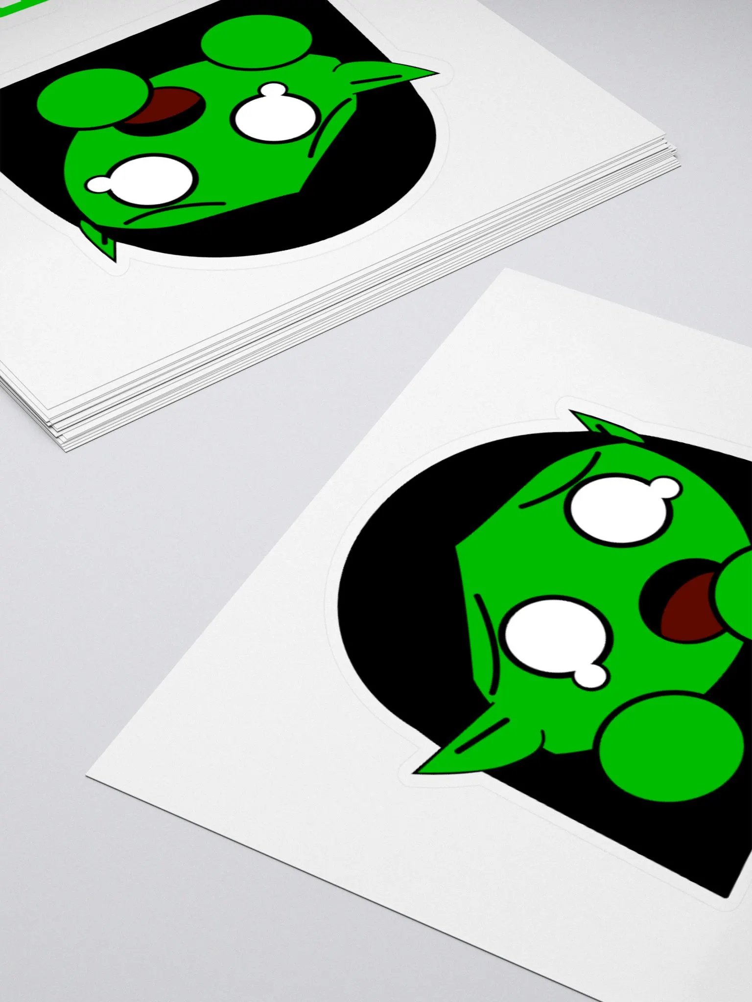 Oh No! Scared Gremlin Sticker product image (11)