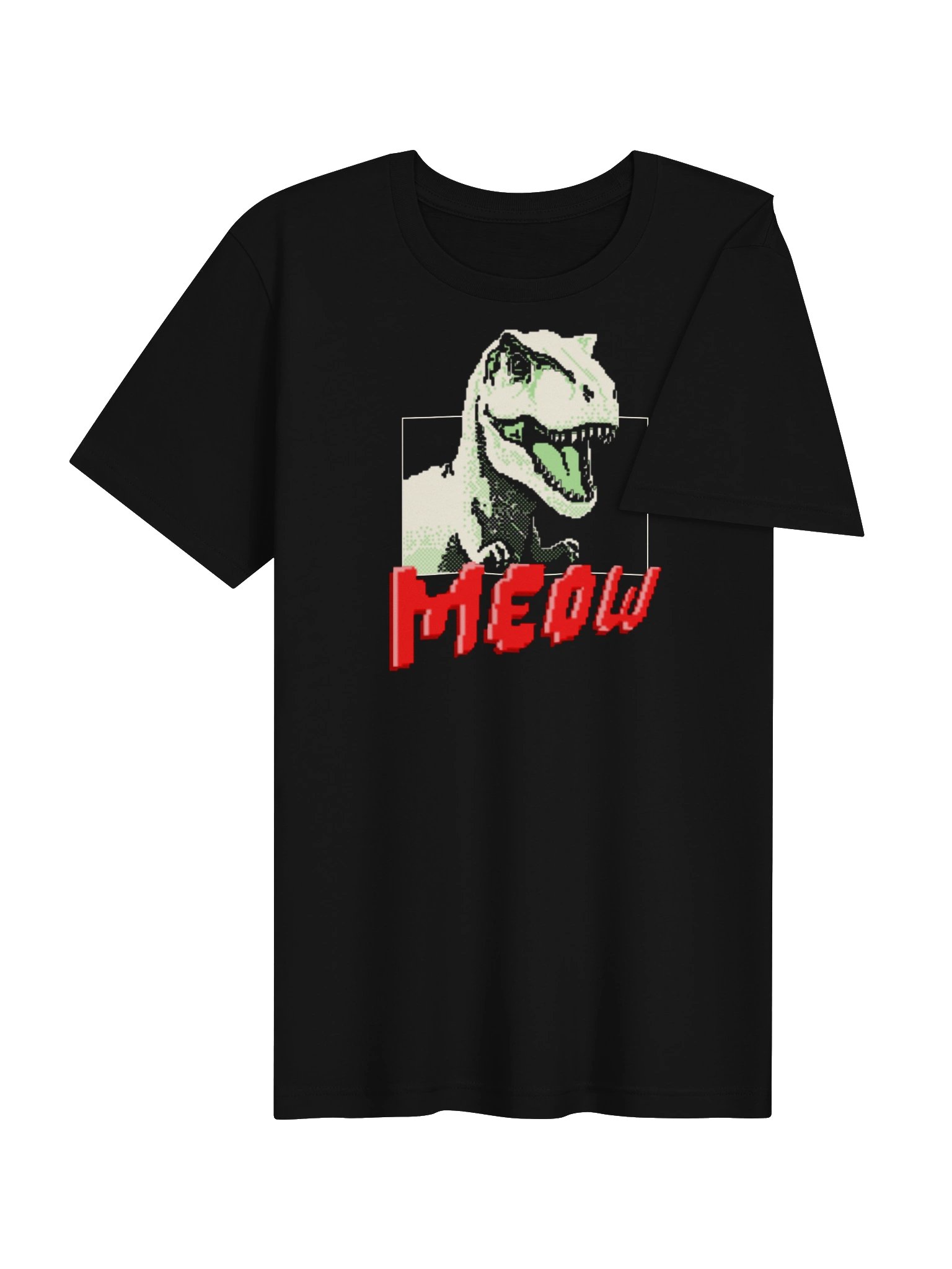 8-Bit T-Rex Meow T-shirt product image (5)