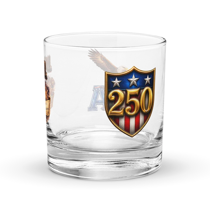 America's 250th Birthday Rocks Glass product image (2)