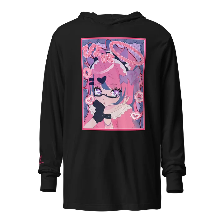 Jirai Bunny B&W Hoodie product image (1)