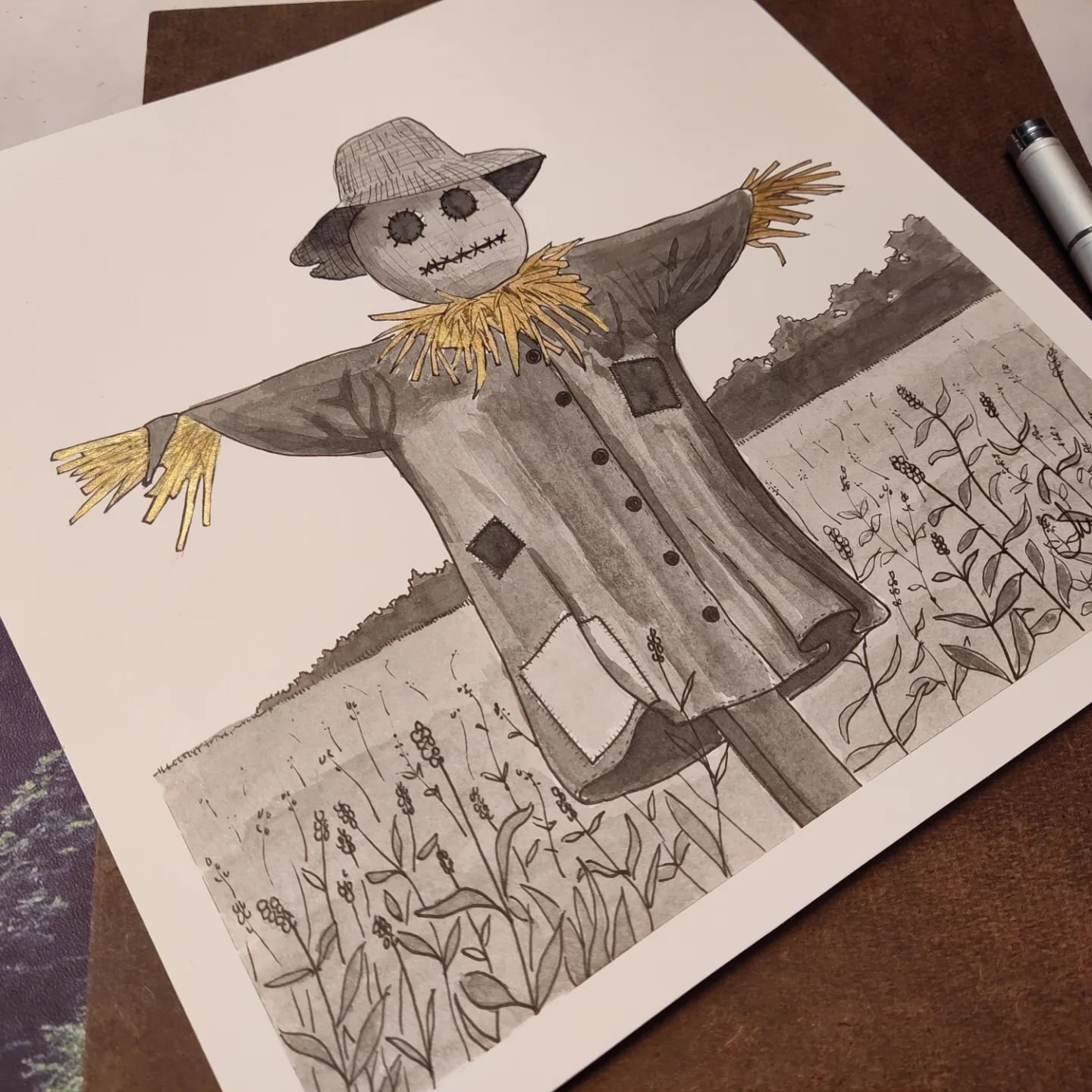 Scarecrow - Original Drawing product image (1)