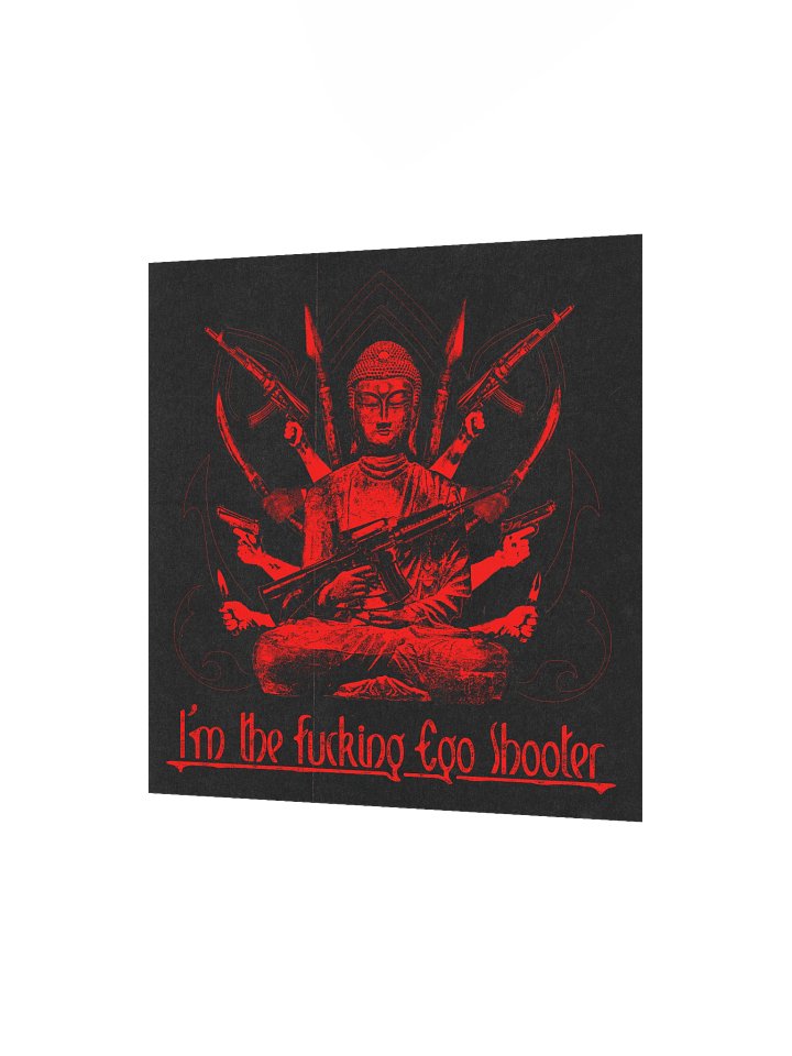 "BAD BUDDHA" POSTER RED product image (8)