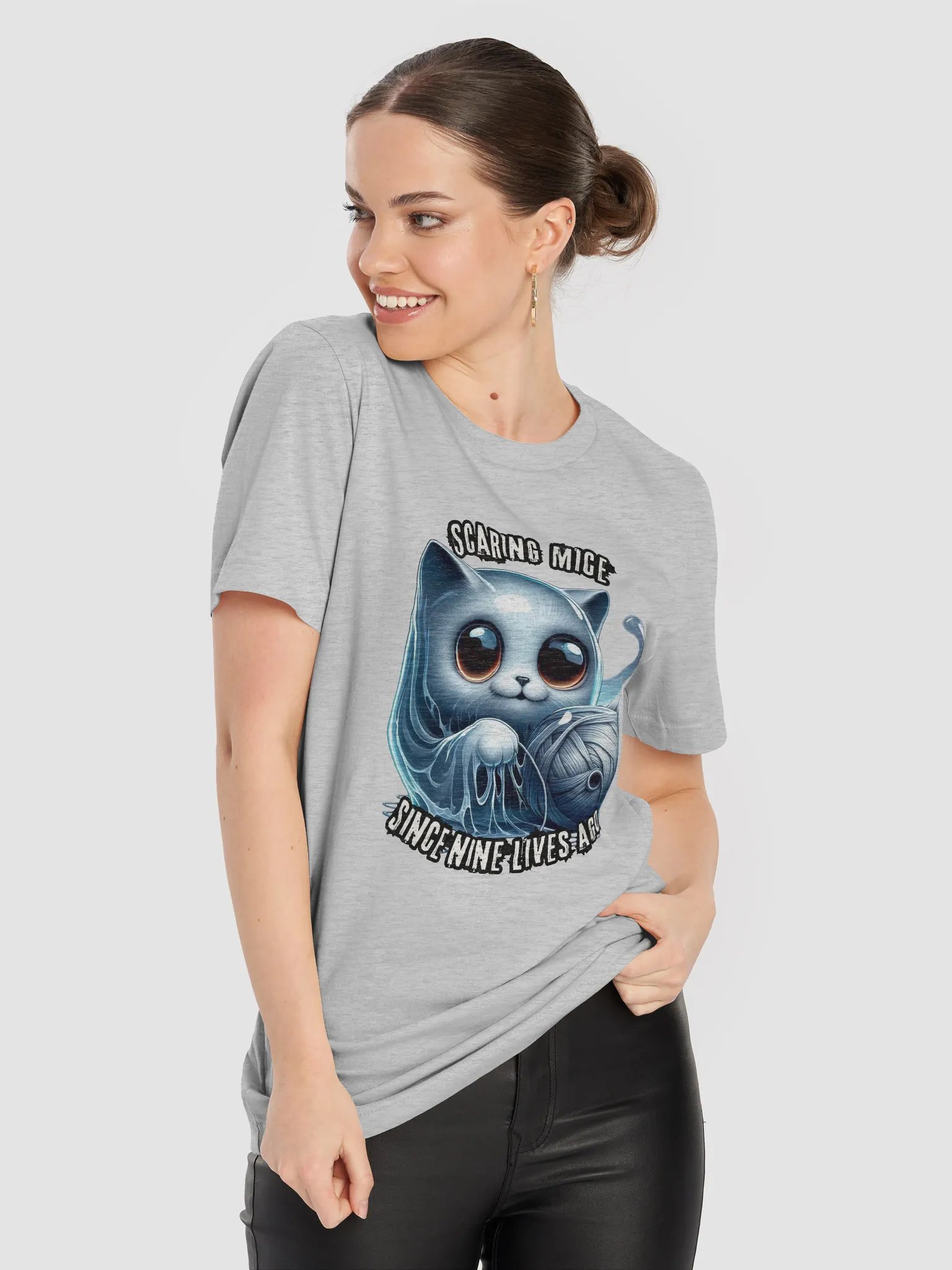 Whimsical Kitty Yarn T-Shirt product image (43)