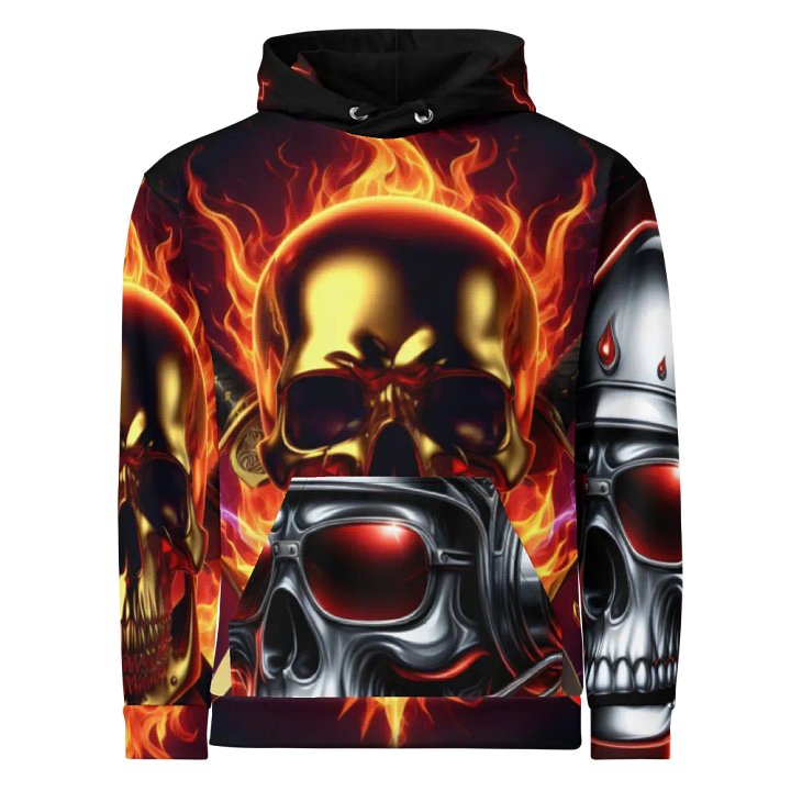 Gold and Silver All-Over Print - Unisex Hoodie #40 product image (1)