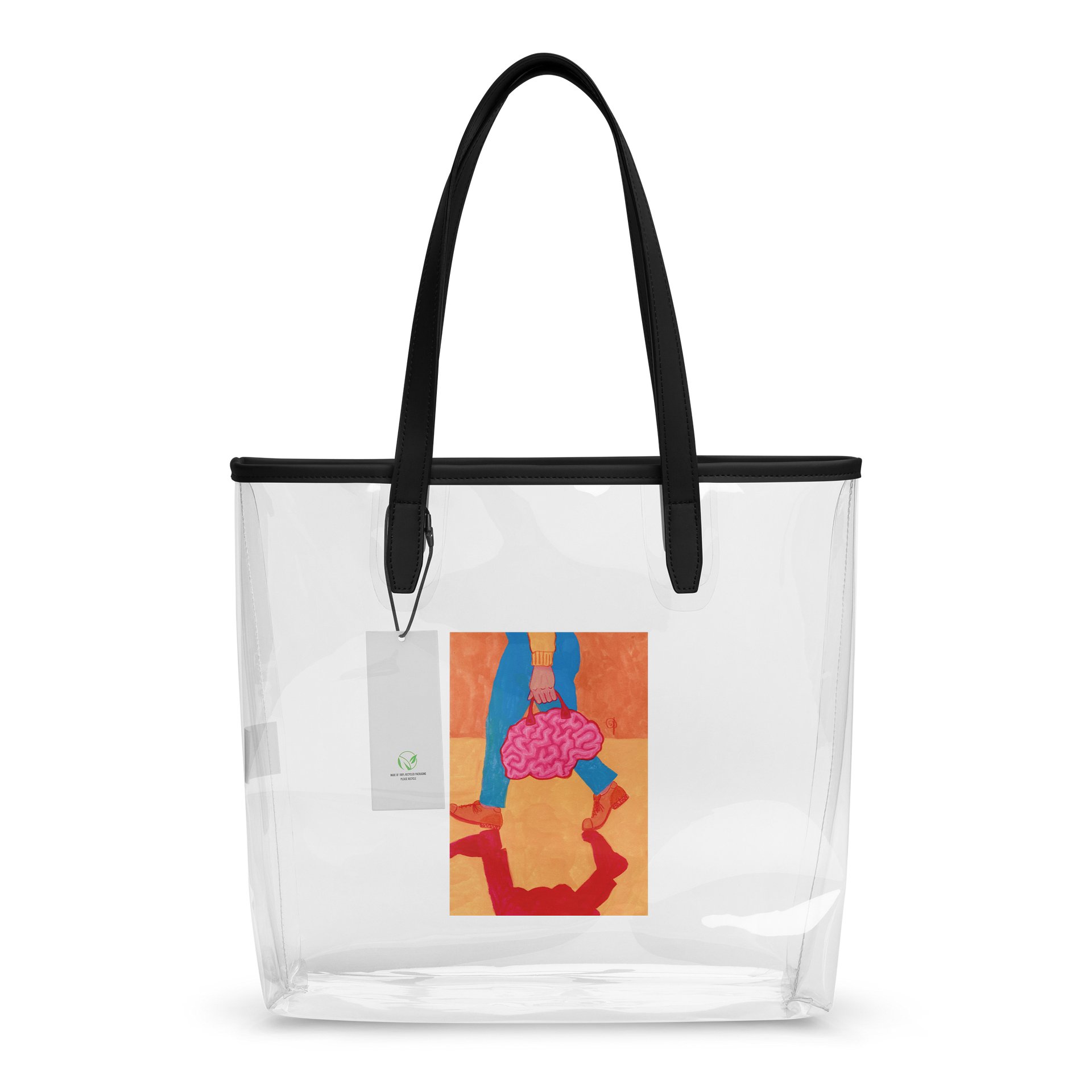 odd luggage clear tote bag product image (2)