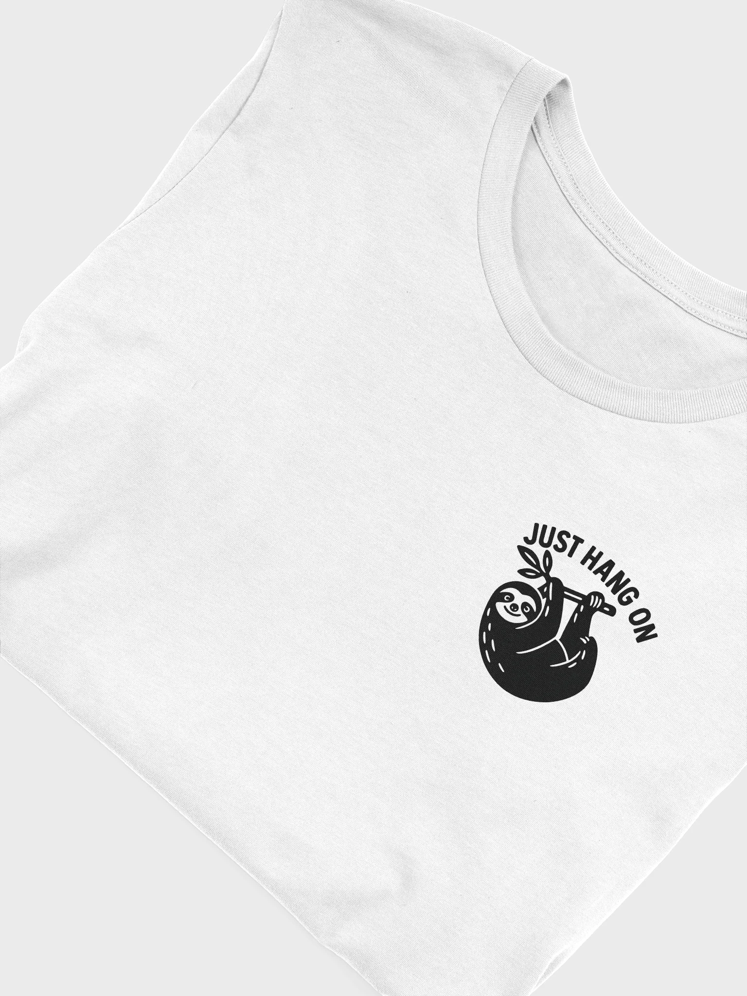 Just Hang on Sloth T White product image (5)