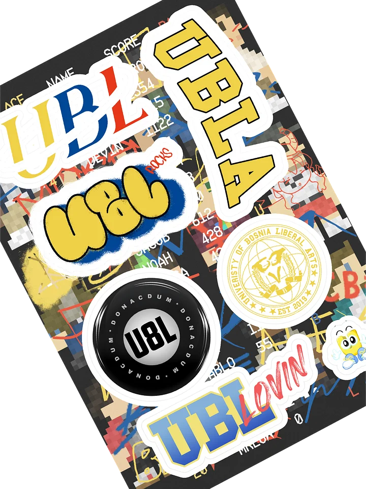 UBL Sticker Sheet product image (1)