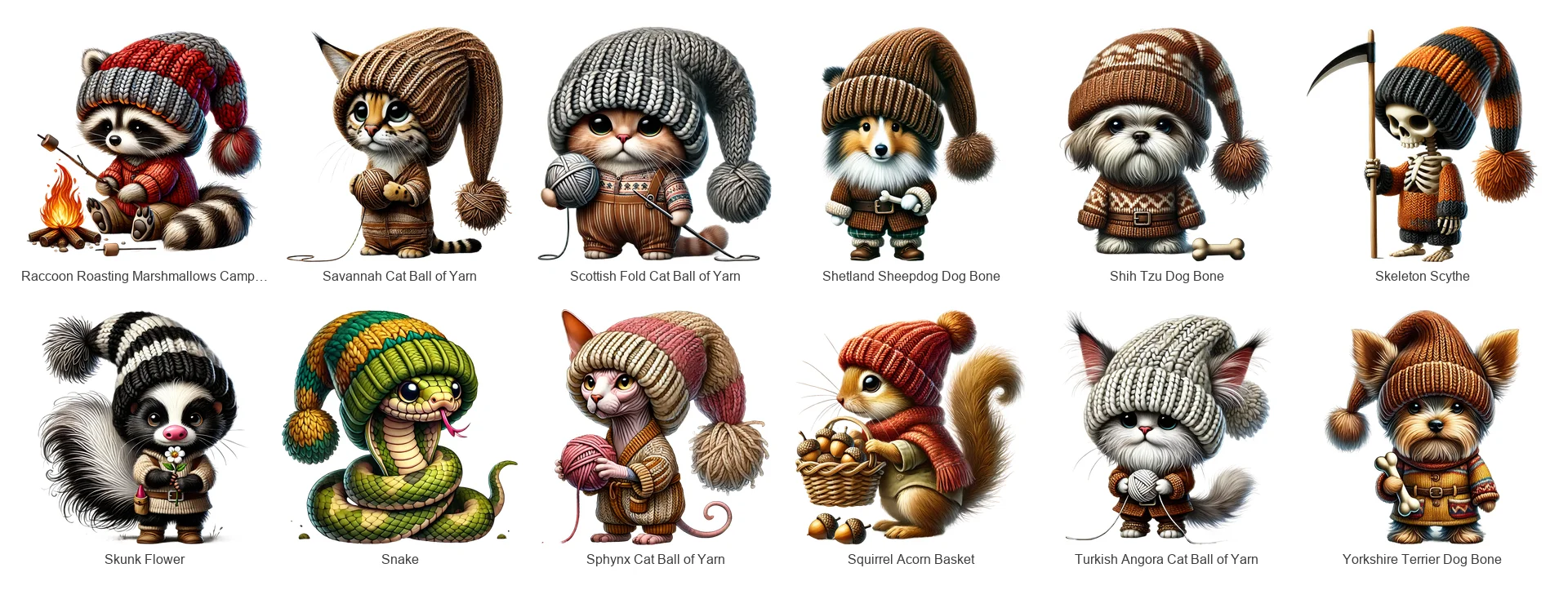 Gnome PNG Bundle Vol 1 | 60 Designs | Commercial Use | Sublimation Clipart product image (4)