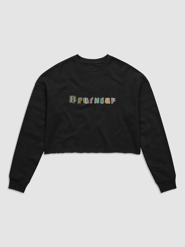 Braingap Cutout Letter Women's Crop Shirt product image (1)