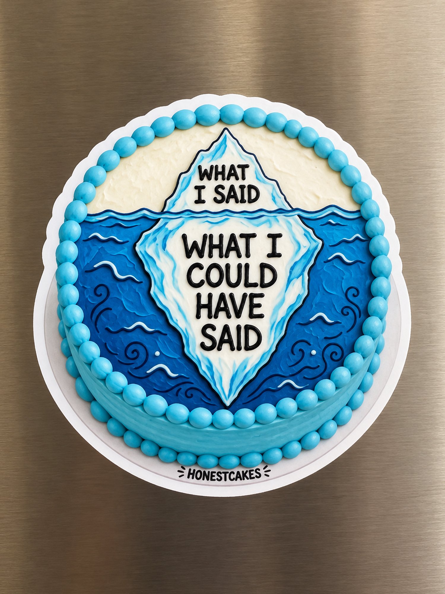 FRIDGE MAGNET: What I Said vs What I Could Have Said - FREE SHIPPING product image (1)