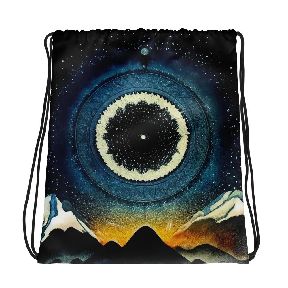 Cosmic Mandala Drawstring Bag product image (1)