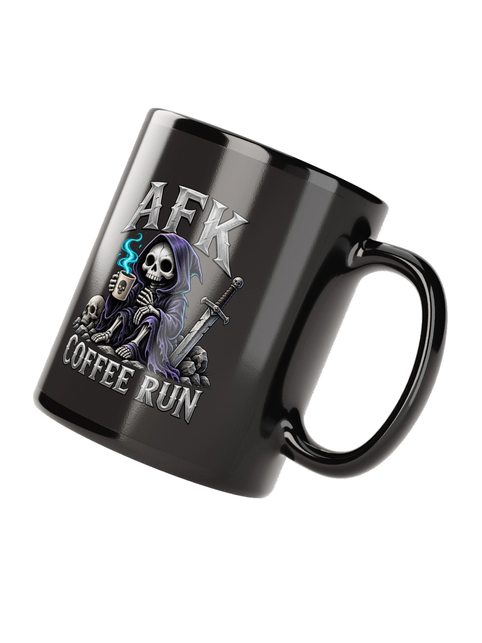 AFK Coffee Run Mug (Black) product image (4)