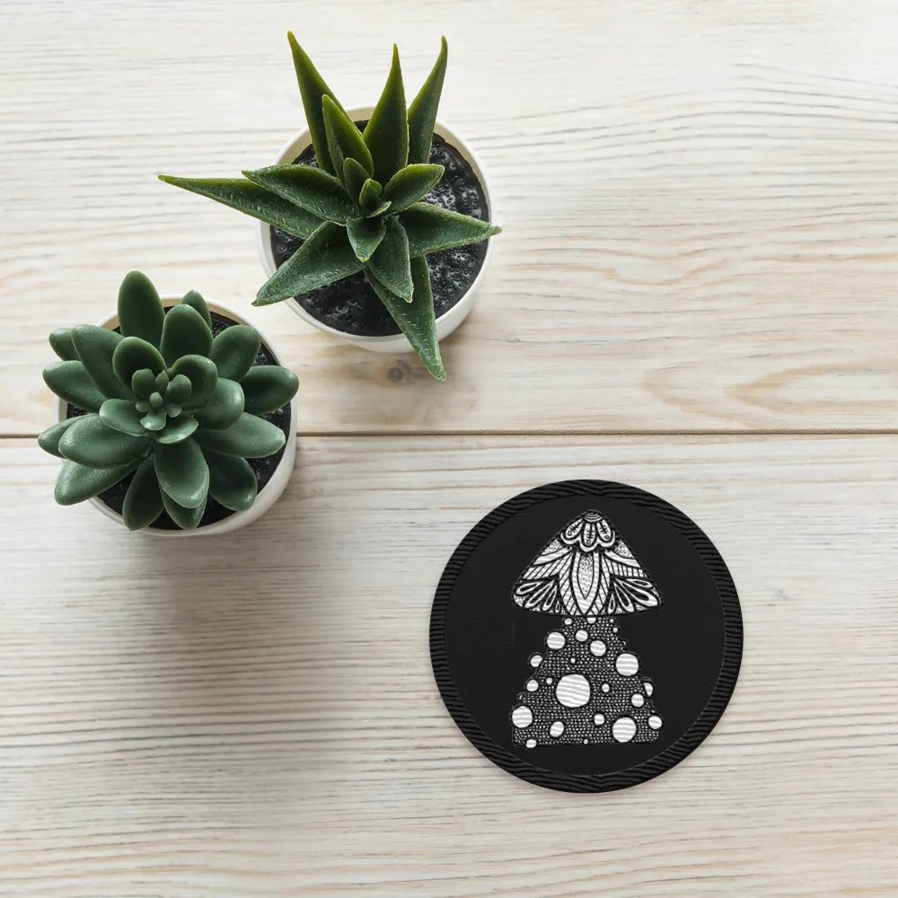 Mystical Mushroom Embroidered Patch product image (5)