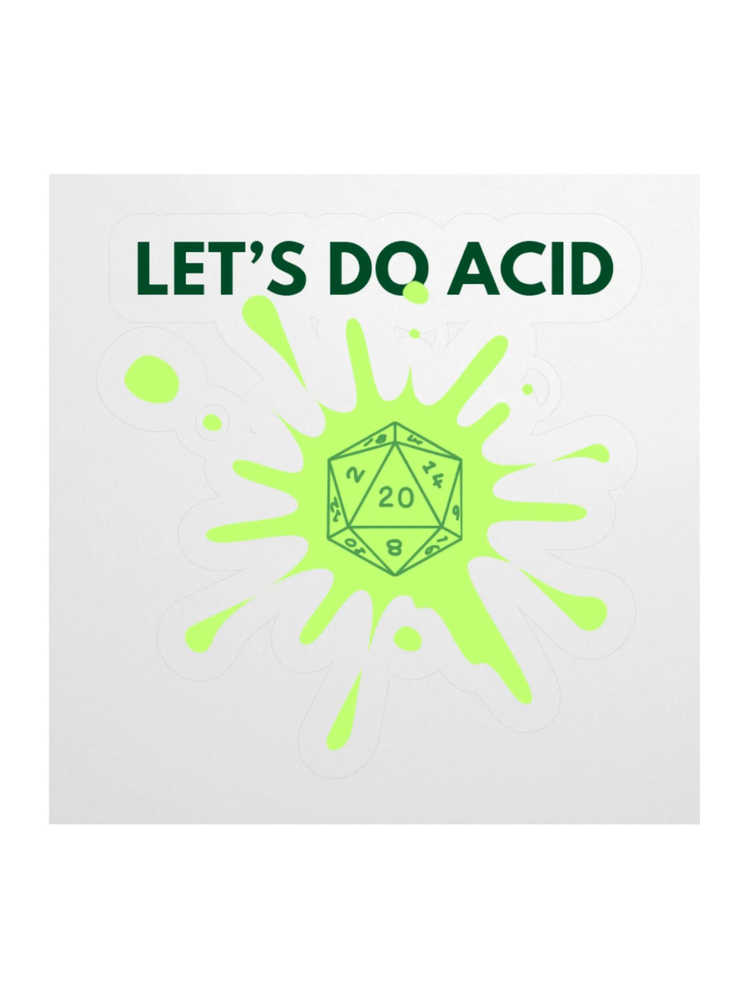 "Let's Do Acid" Sticker product image (1)