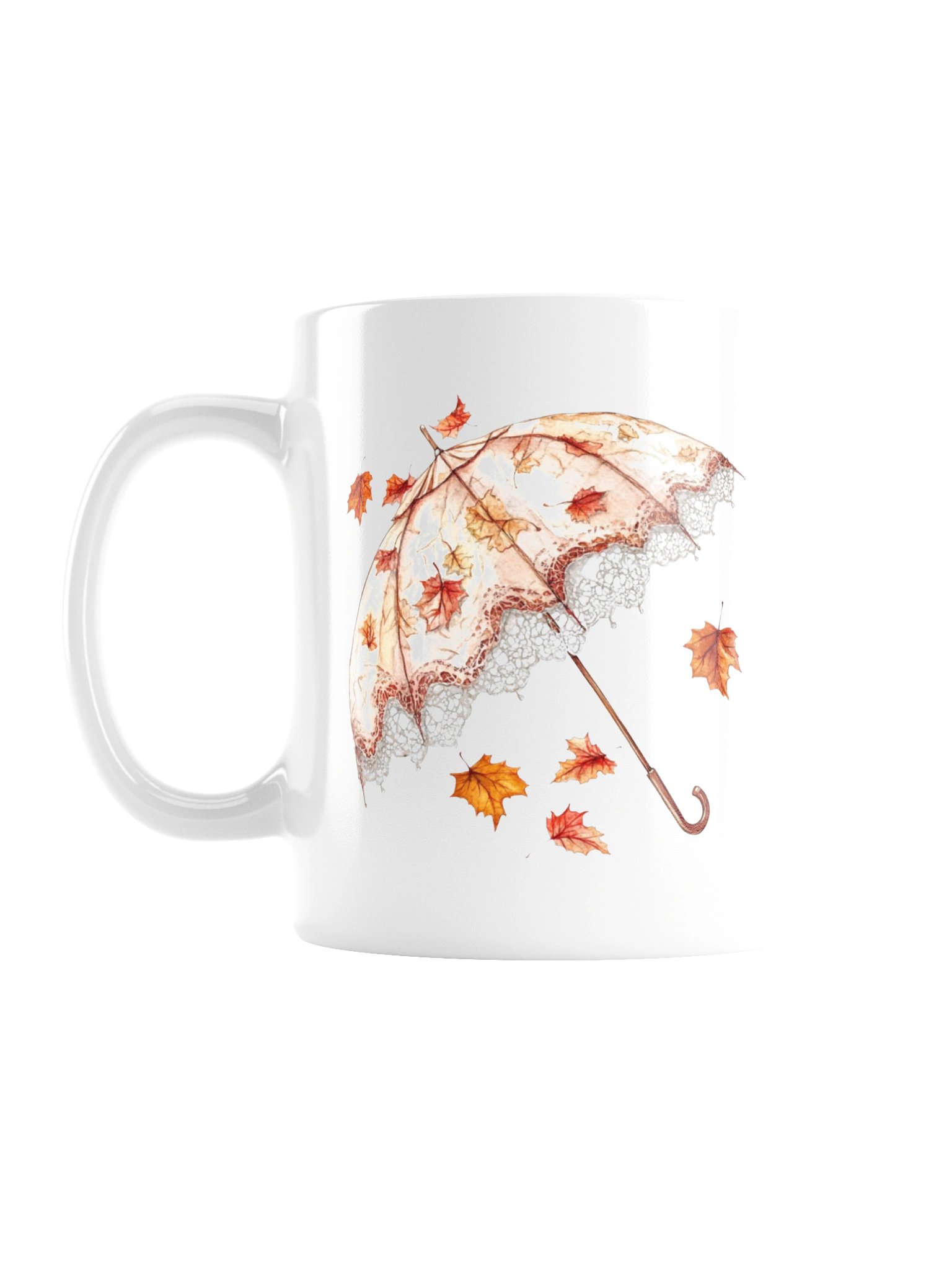 Golden Leaf Umbrella Mug — The Quiet Parlor Collection product image (1)