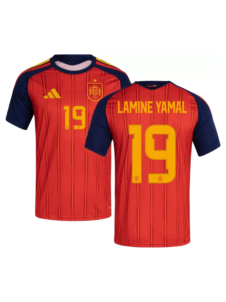Lamine Yamal #19 Spain FIFA World Cup 2026 Jersey | La Roja Edition product image (4)
