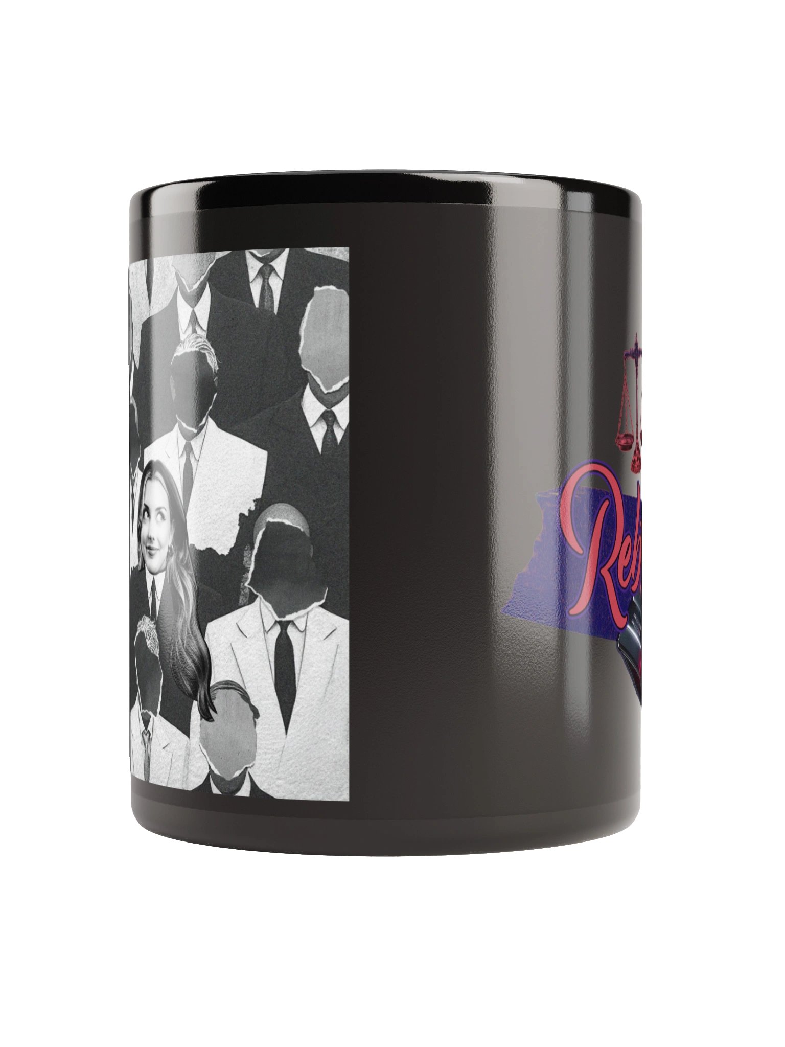 Rebuttal Podcast Black Glossy Mug product image (5)