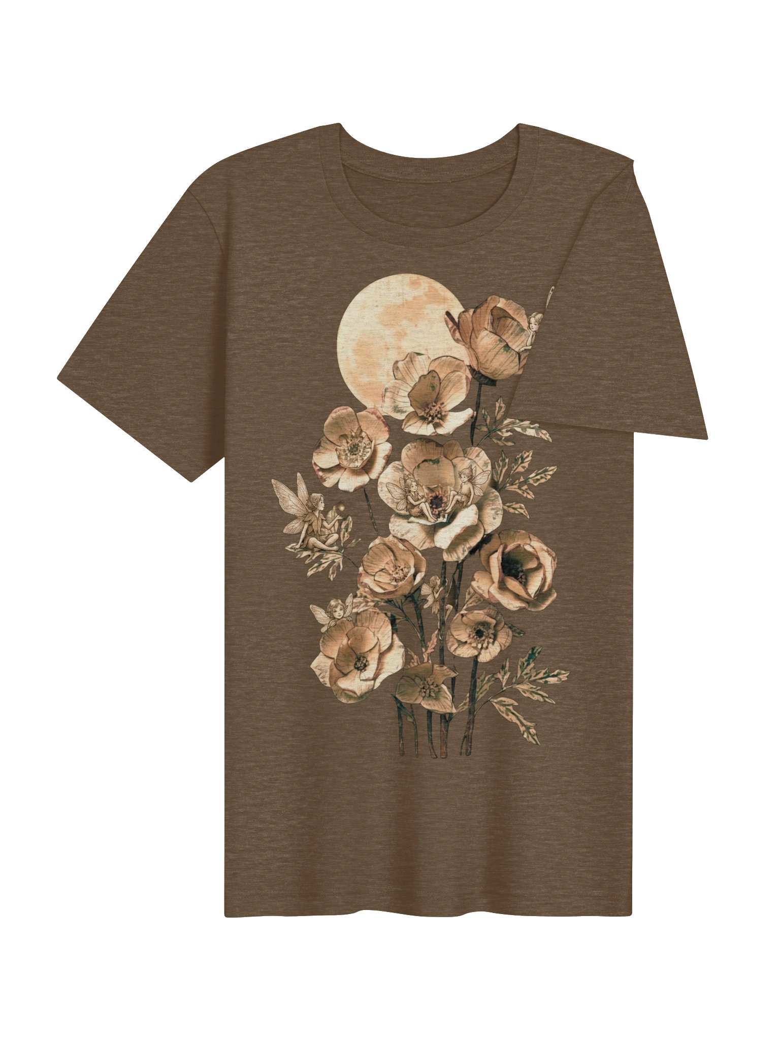 Find the Fairies Shirt, Hidden Fairy Garden Tee, Fantasy Floral Graphic product image (5)