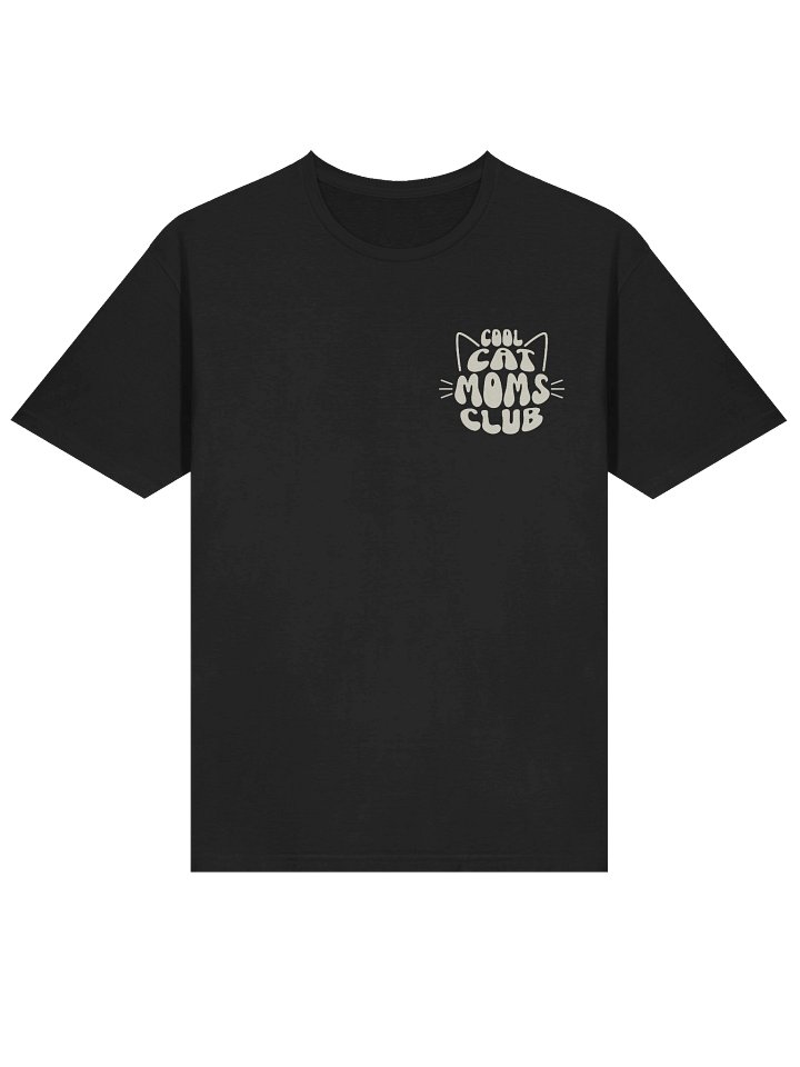Cool Cat Moms Club 2 (Left Chest and Back Prints) - Unisex Adult Super Soft Lightweight T-shirt product image (2)