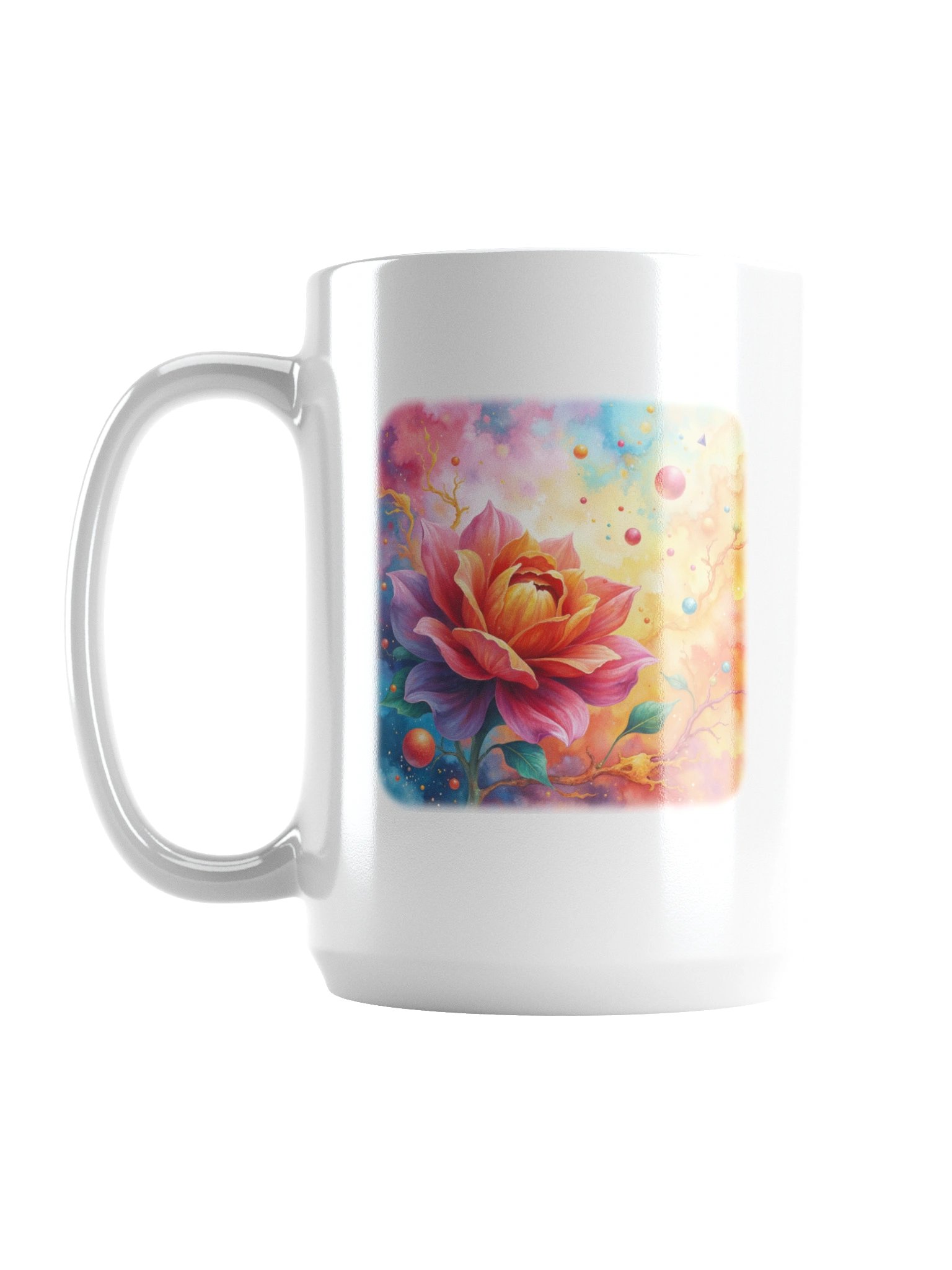 Dreamlike Floral Fusion Elegance Mug product image (2)