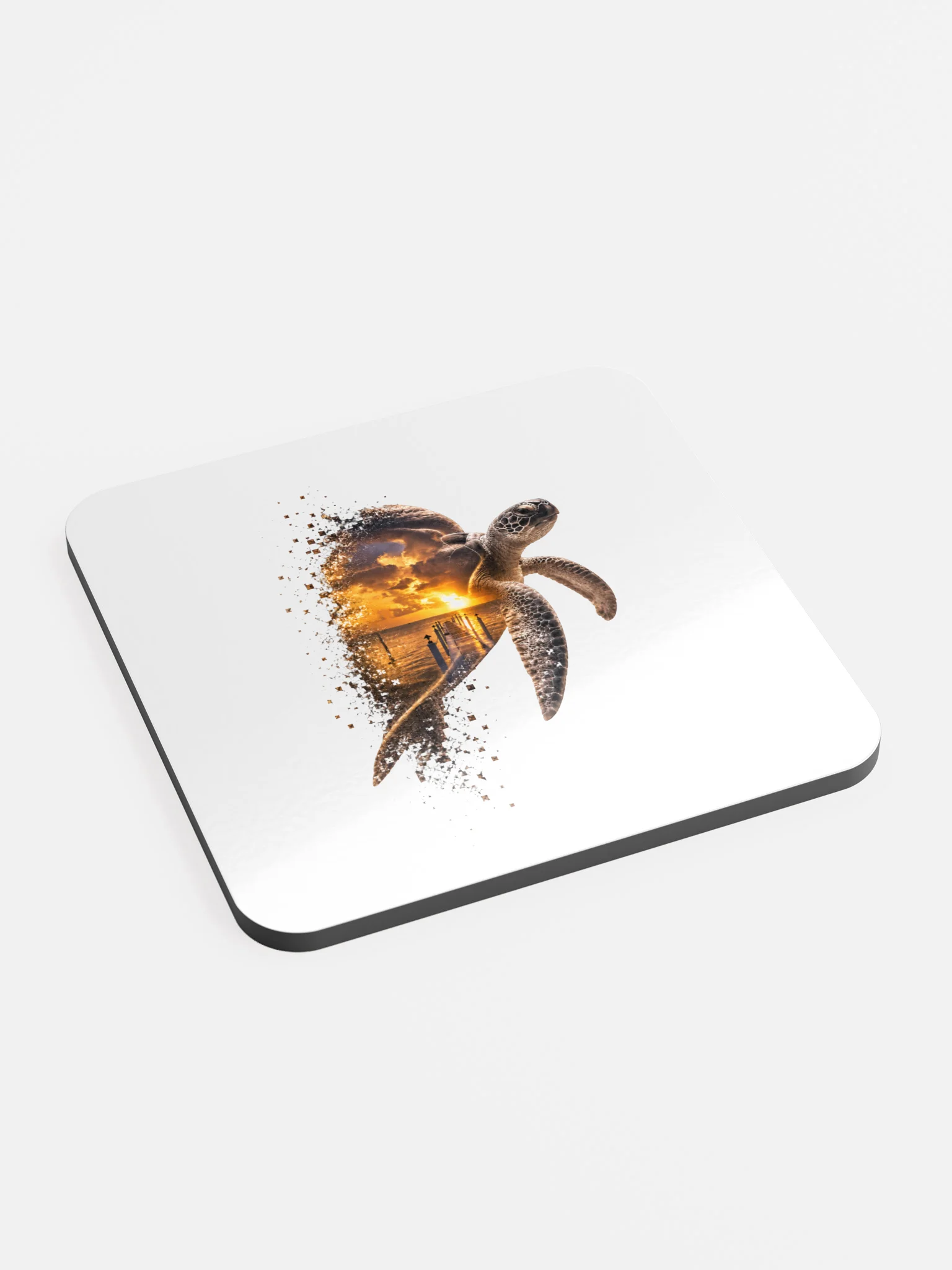 Sea Turtle Cork Coaster - Keys Collection: Dock Edition product image (2)