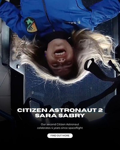 🚀✨ 4 YEARS AGO TODAY ✨🚀

On August 4, 2022, Space for Humanity’s second Citizen Astronaut, Sara Sabry, made history aboard Bl...