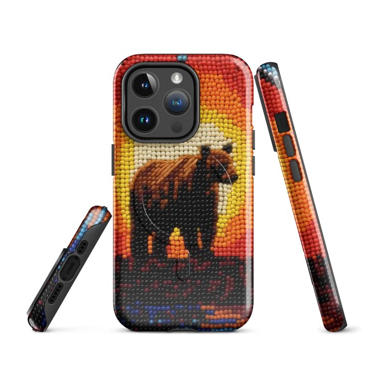 Bear Sunset Faux-Beaded iPhone® Tough Case product image (3)