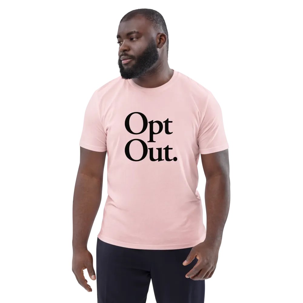 Opt Out Tee - 100% cotton product image (4)