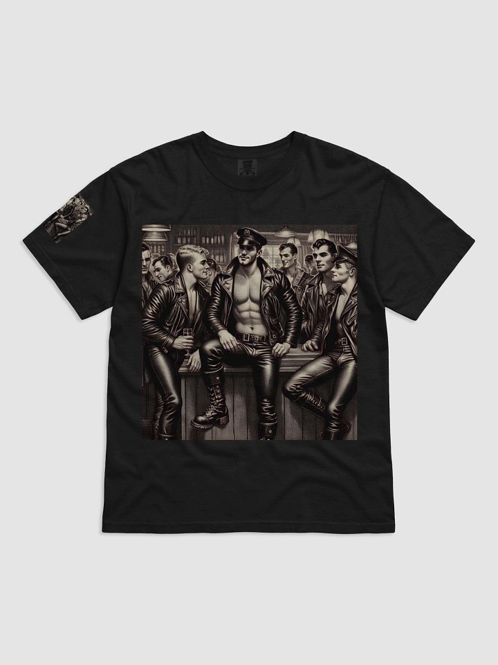 Vintage To Sir With Love Leather Daddy Berlin Leder Bar Pride Tom of Finland Tribute Graphic Design T Shirt product image (1)