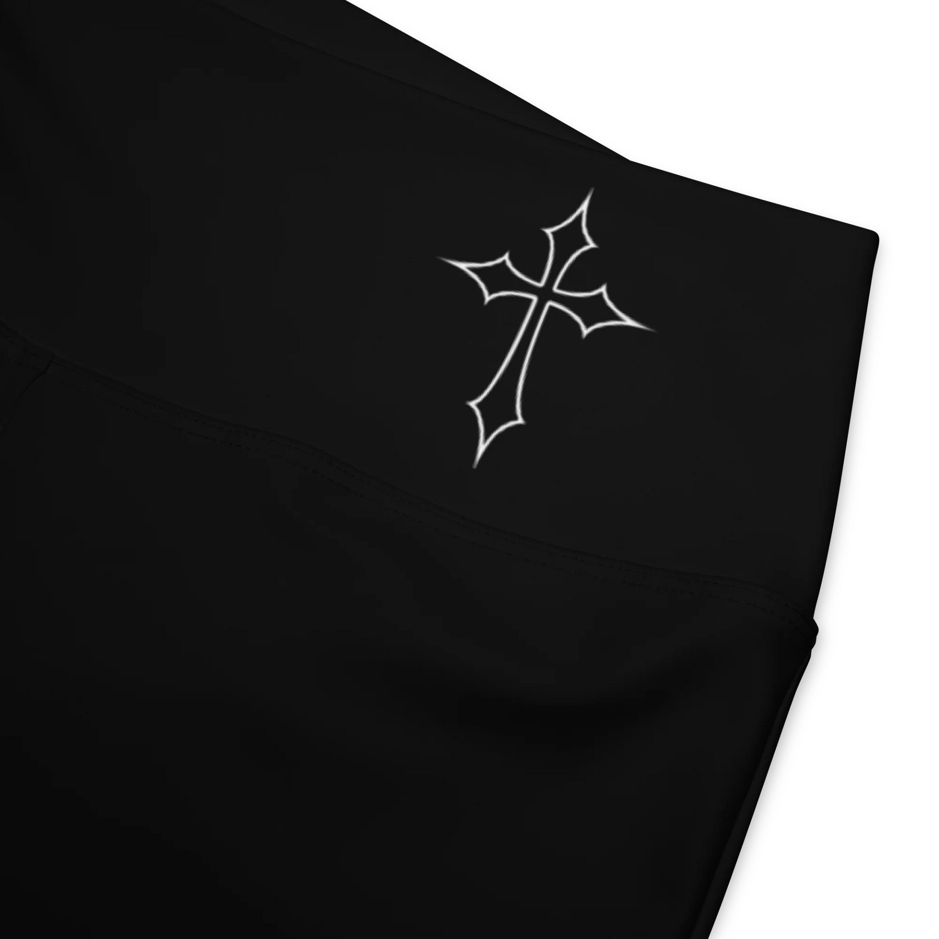 Goth Girl Flare Leggings (Recycled Polyester) product image (5)
