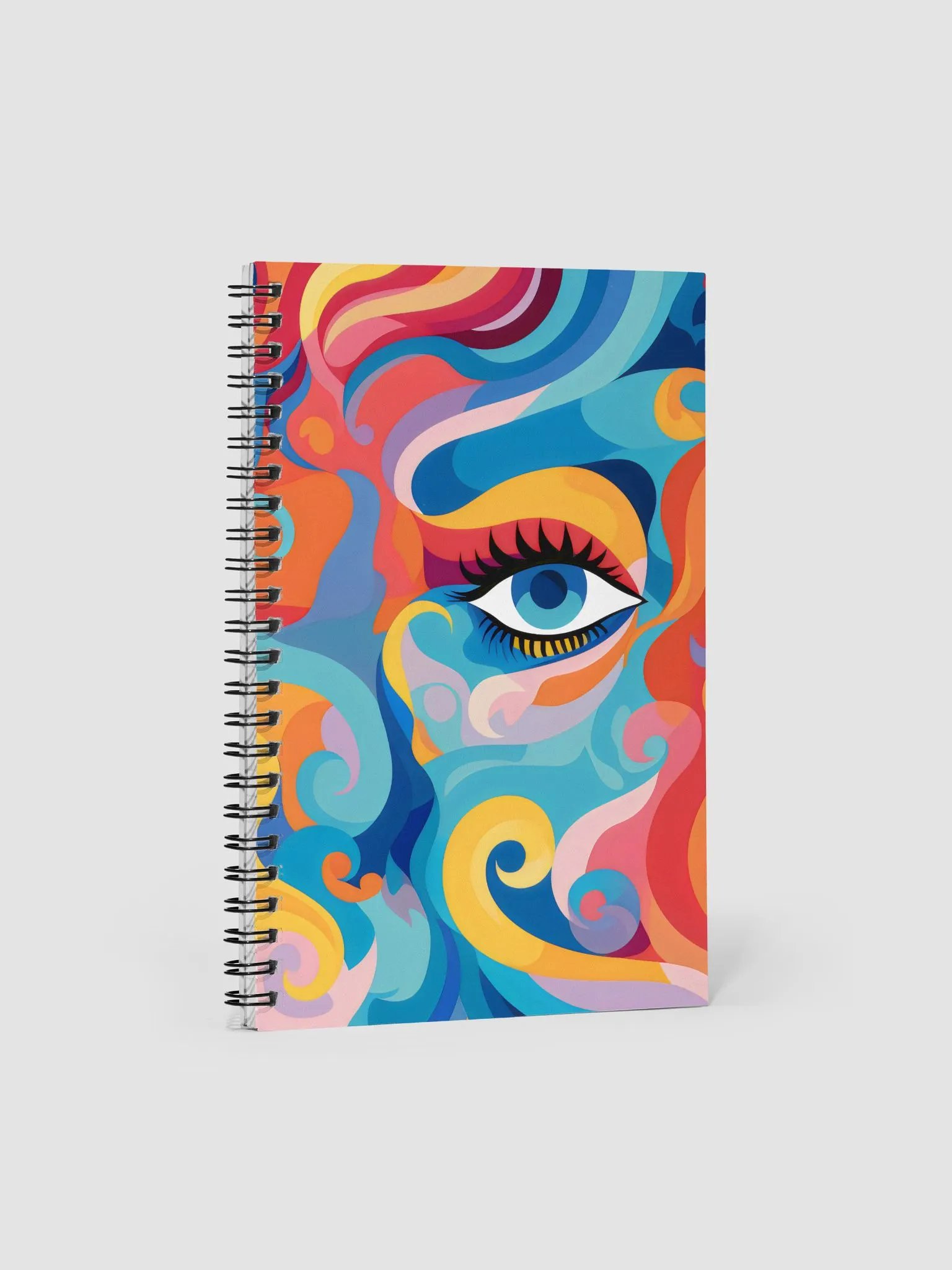 Ethereal Eye Spiral Notebook product image (1)