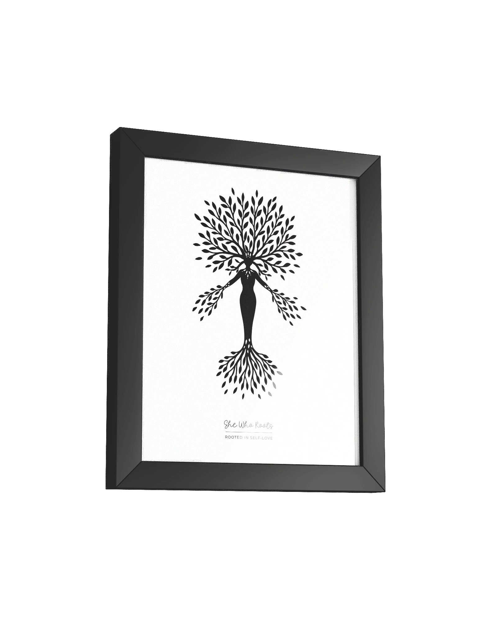 She Who Roots (Divine Feminine Series, Print 1) – Rooted in Self-Love | Tree of Life Art Print product image (5)