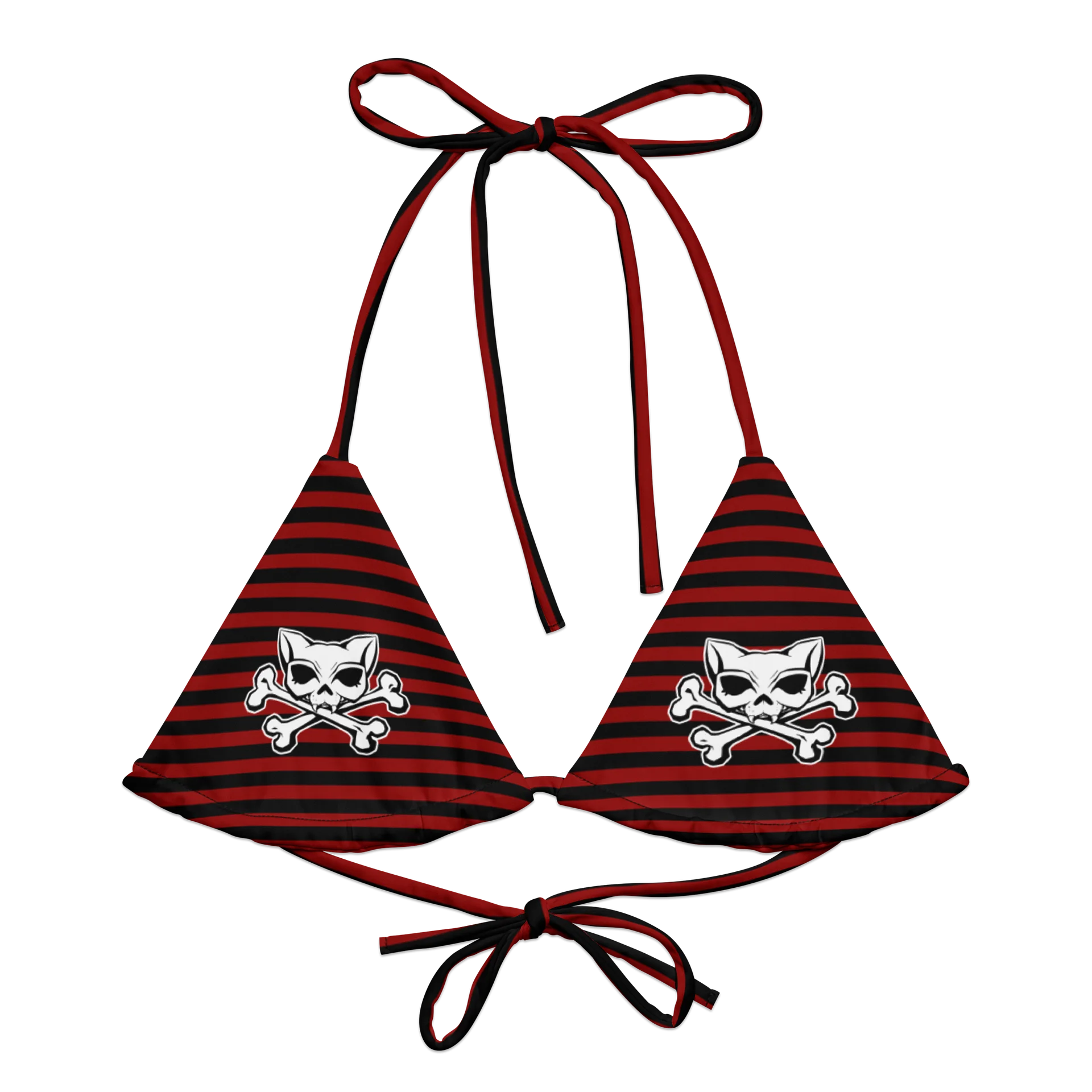 Red Kat Skull Bikini (bikini only) product image (1)