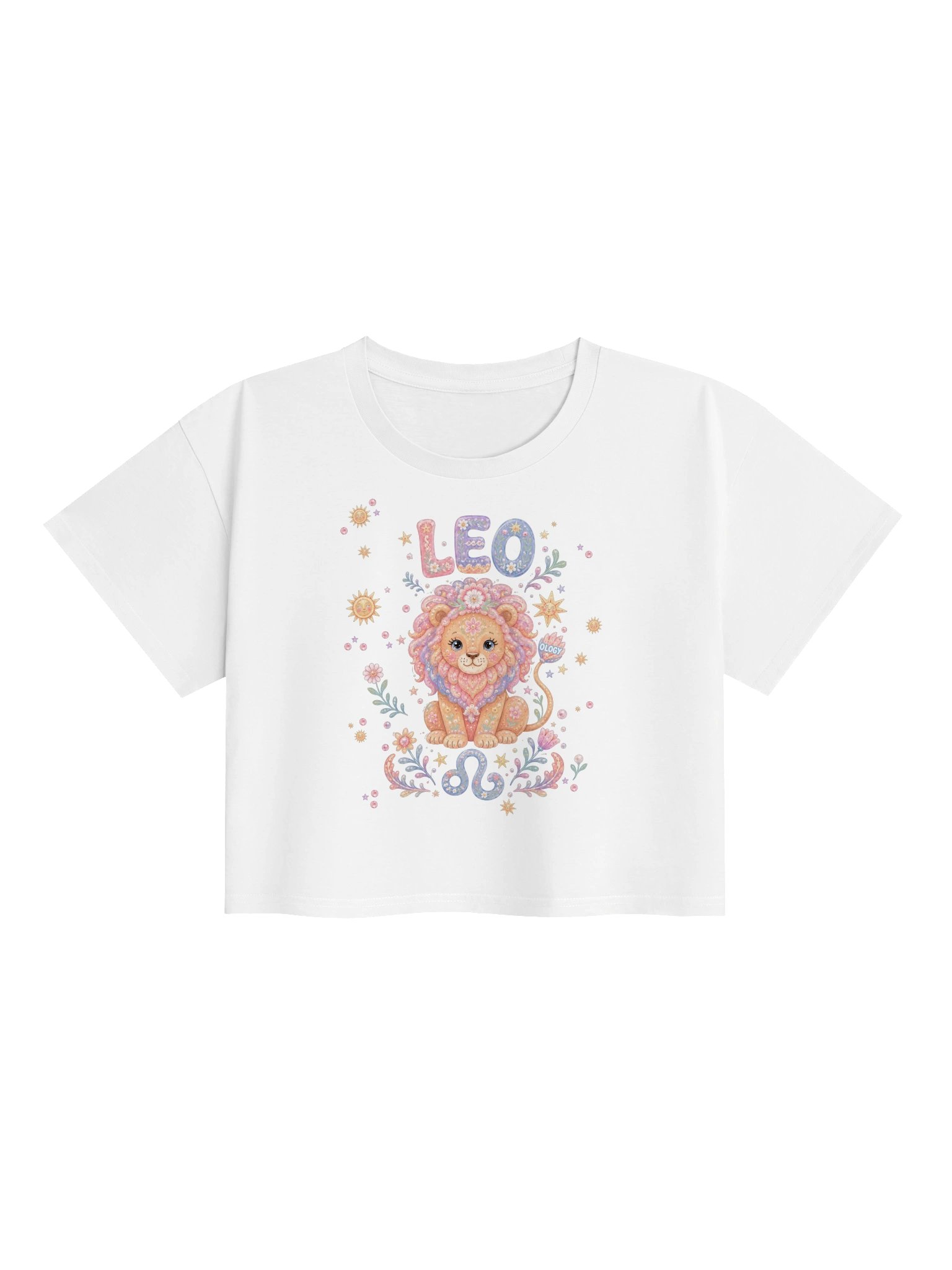 Leo Astro Pop Crop Top product image (7)
