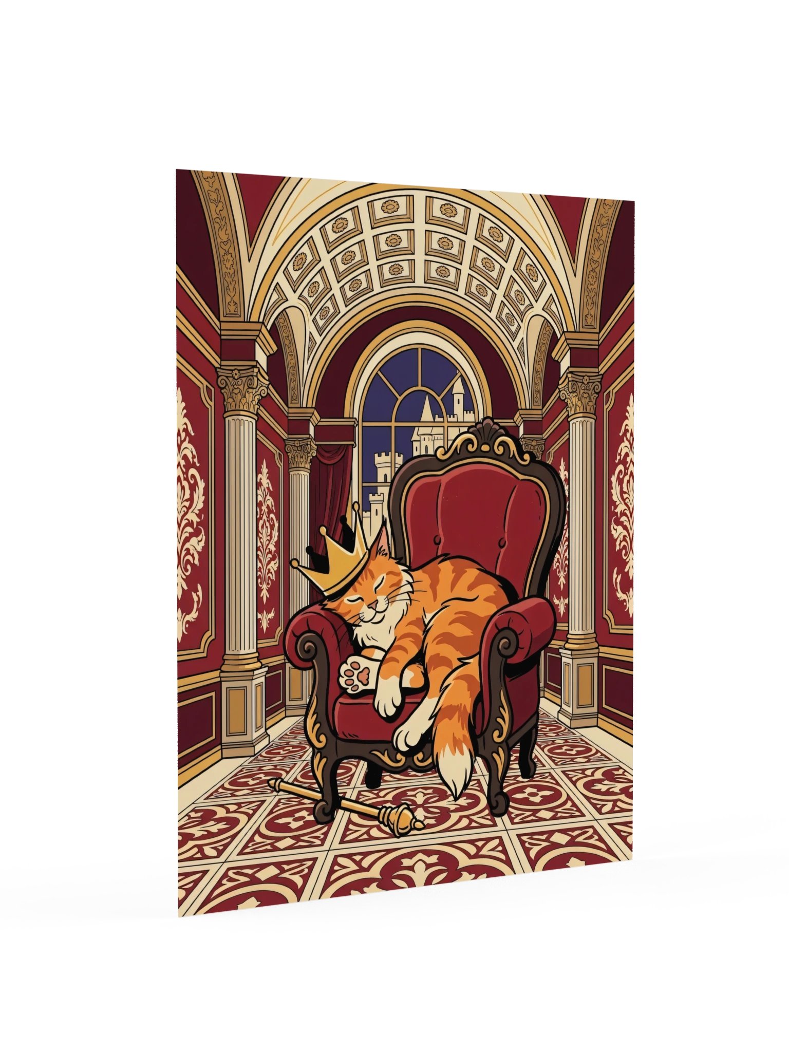 Sleeping Queen Maine Coon Poster product image (16)