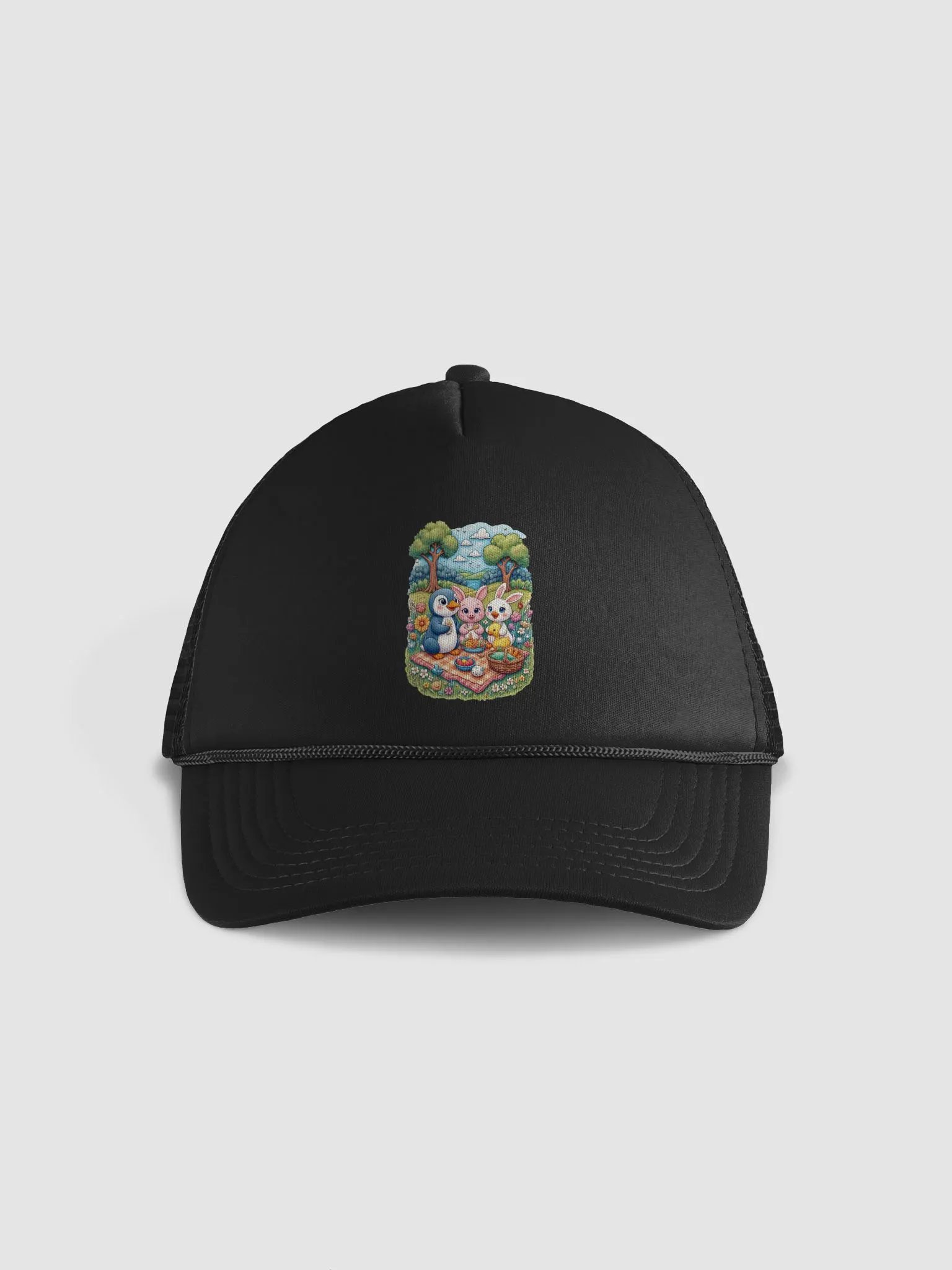 Baby Animal Picnic Pals Foam Trucker Hat product image (1)