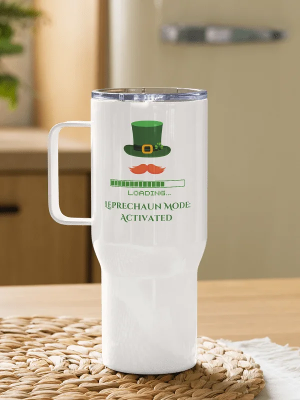 Leprechaun Mode Activated Travel Mug product image (3)