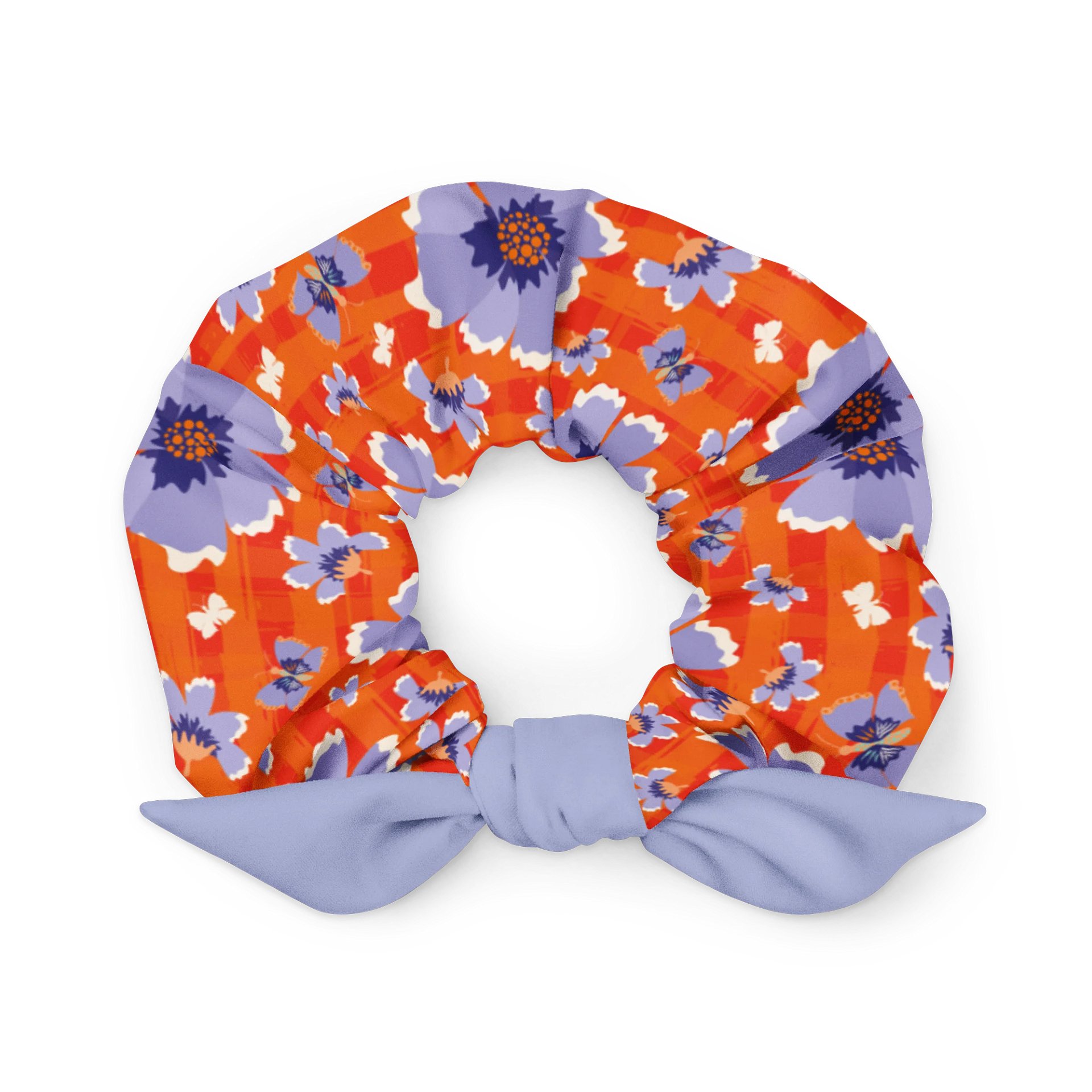 Orange Bloom Scrunchie | Sustainable Hair Accessory product image (1)