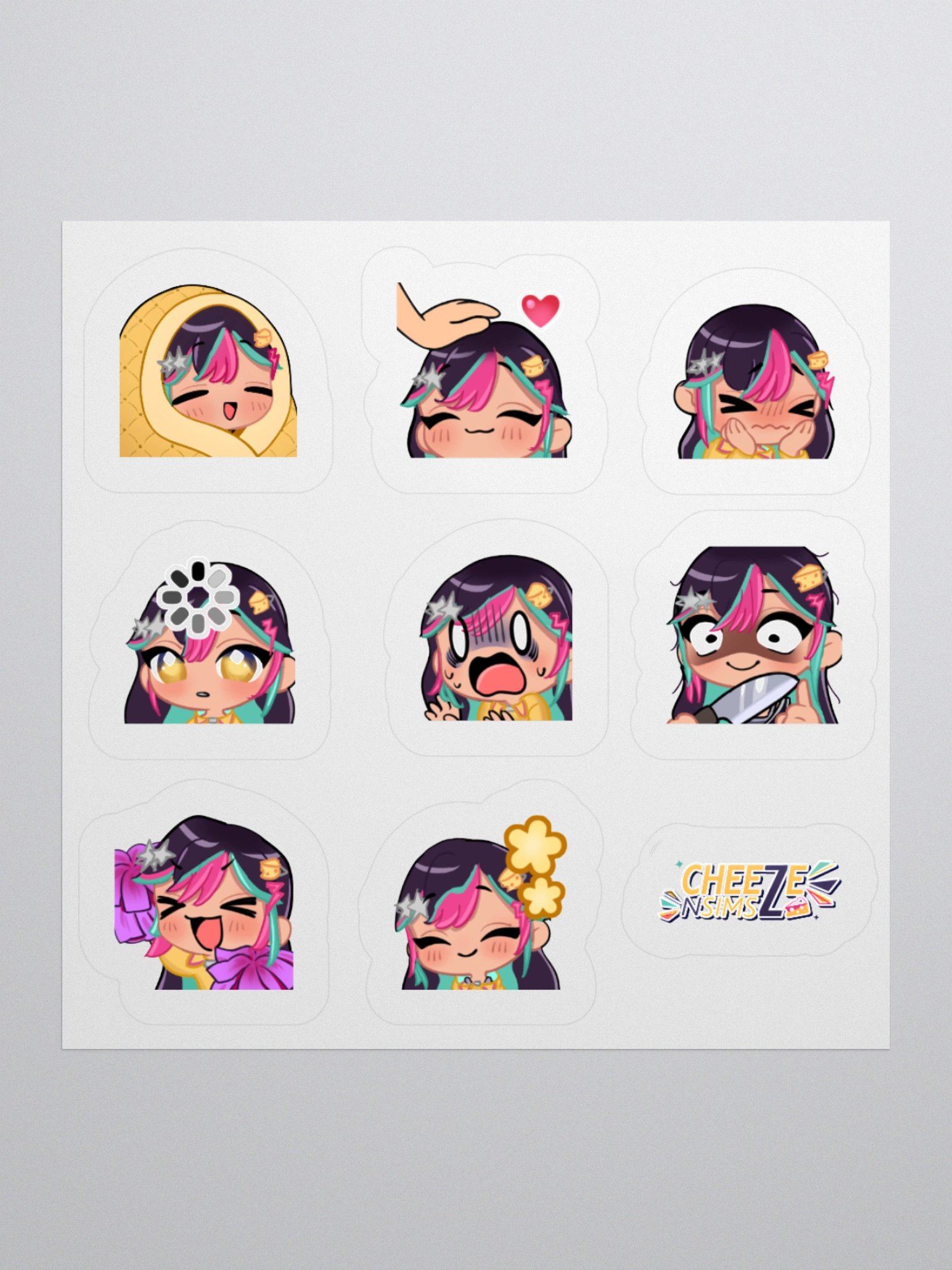 Cheeze Emote Stickers product image (3)