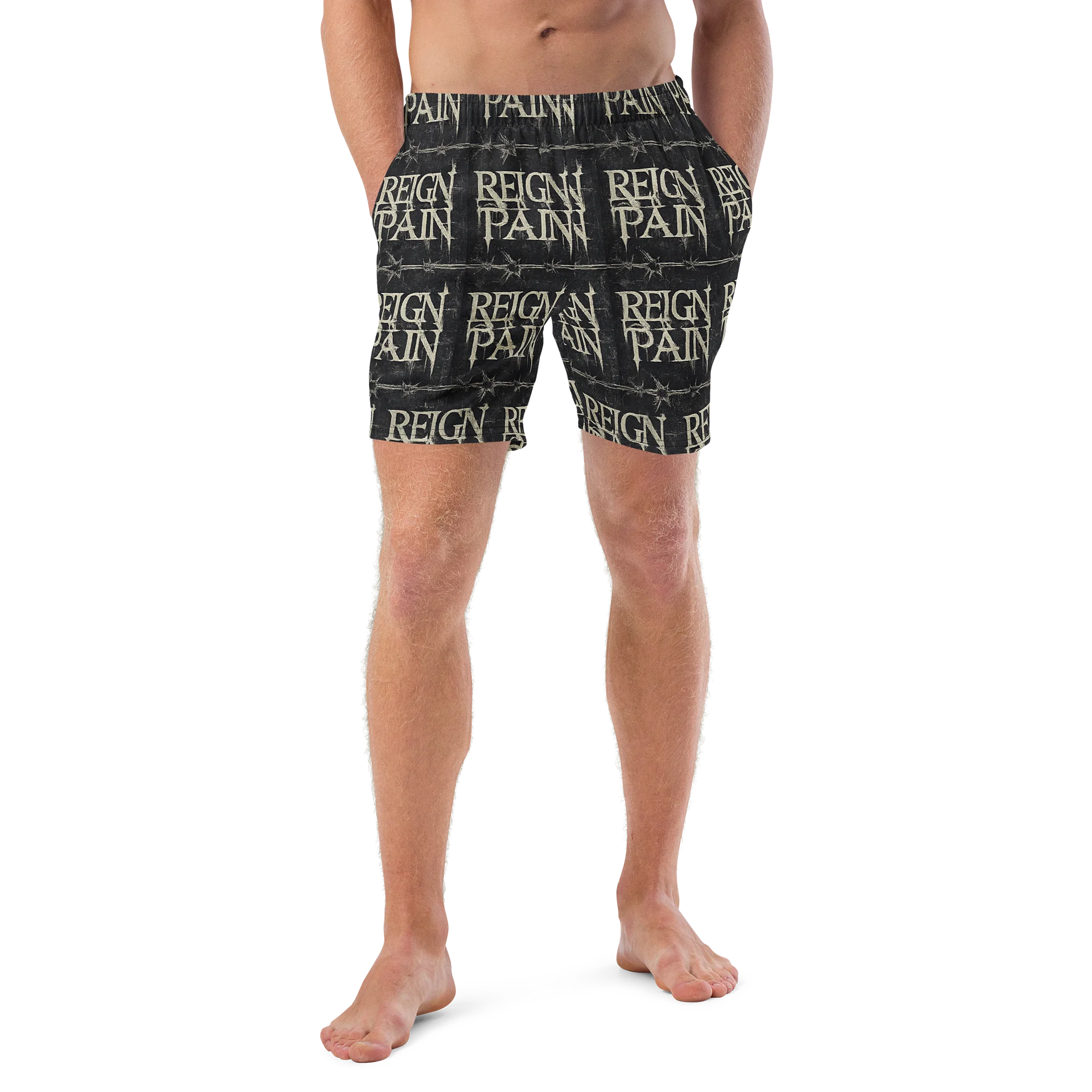 REIGN IN PAIN All-Over Print Swim Trunks product image (4)
