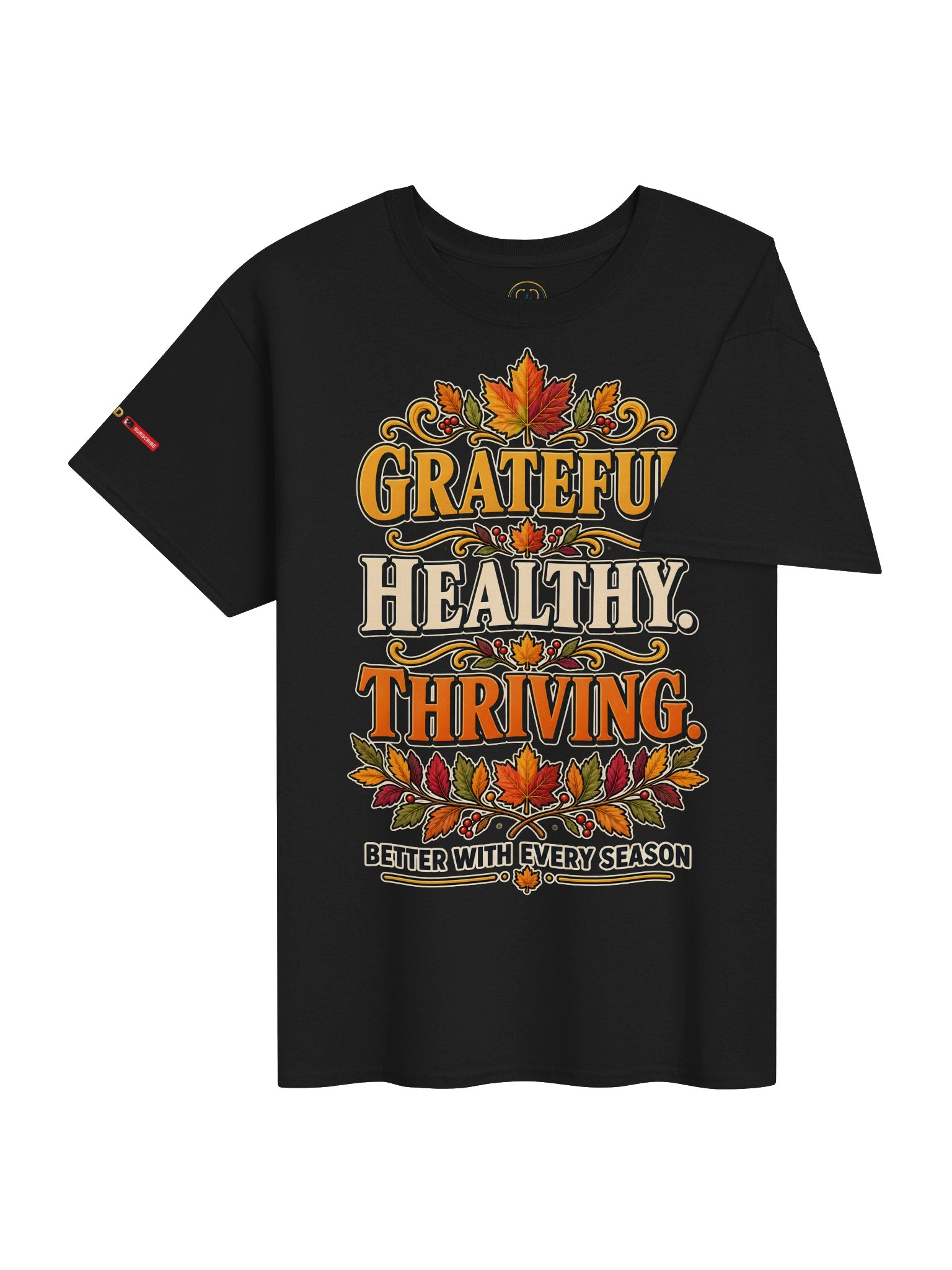 Grateful Healthy Thriving Fall T-Shirt product image (6)