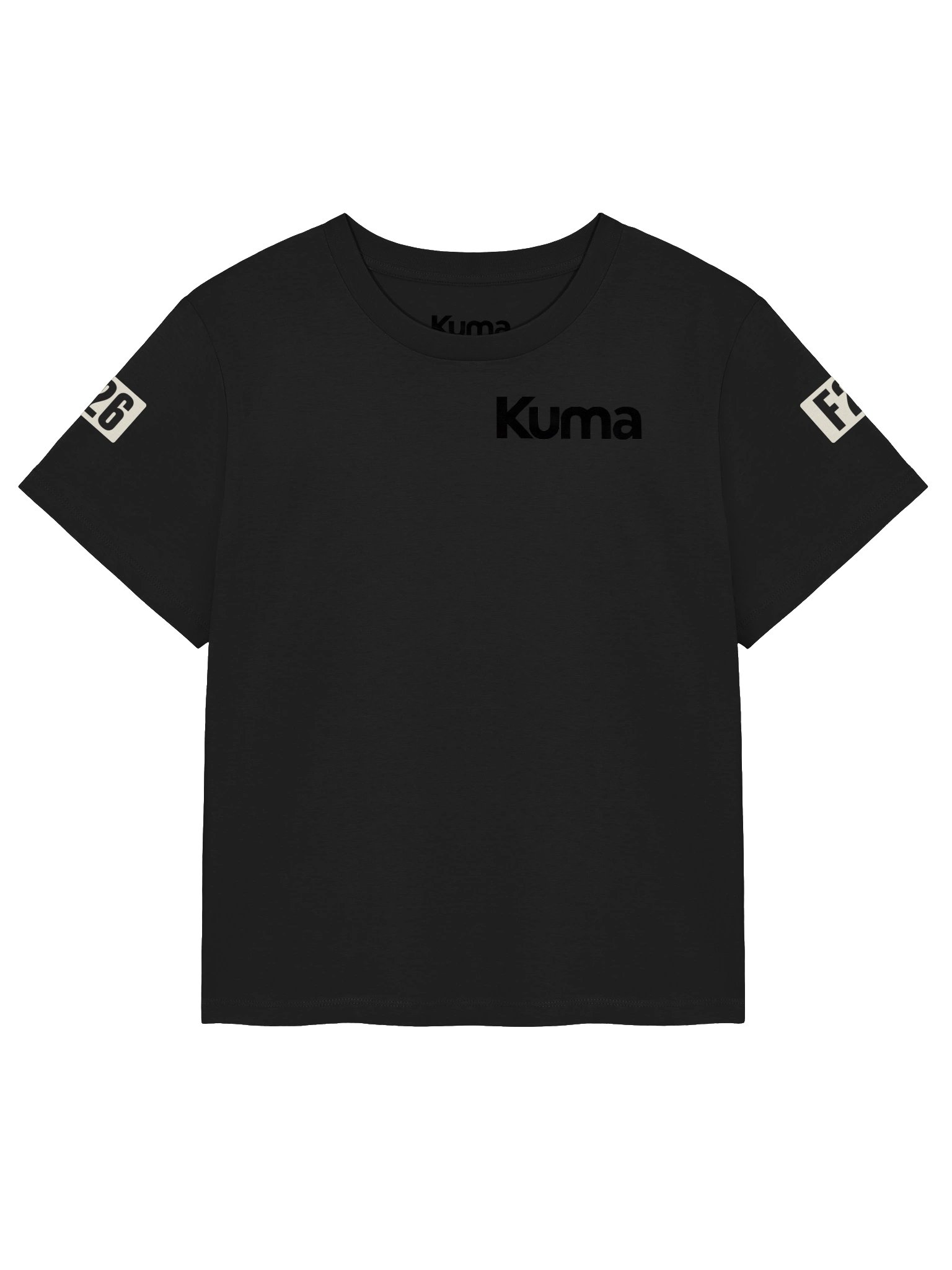KUMA Women’s Organic Ribbed Neck T-Shirt product image (2)