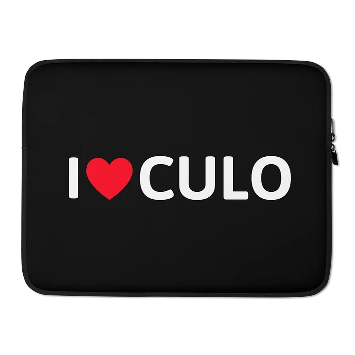 I ♥️ CULO laptop case product image (2)