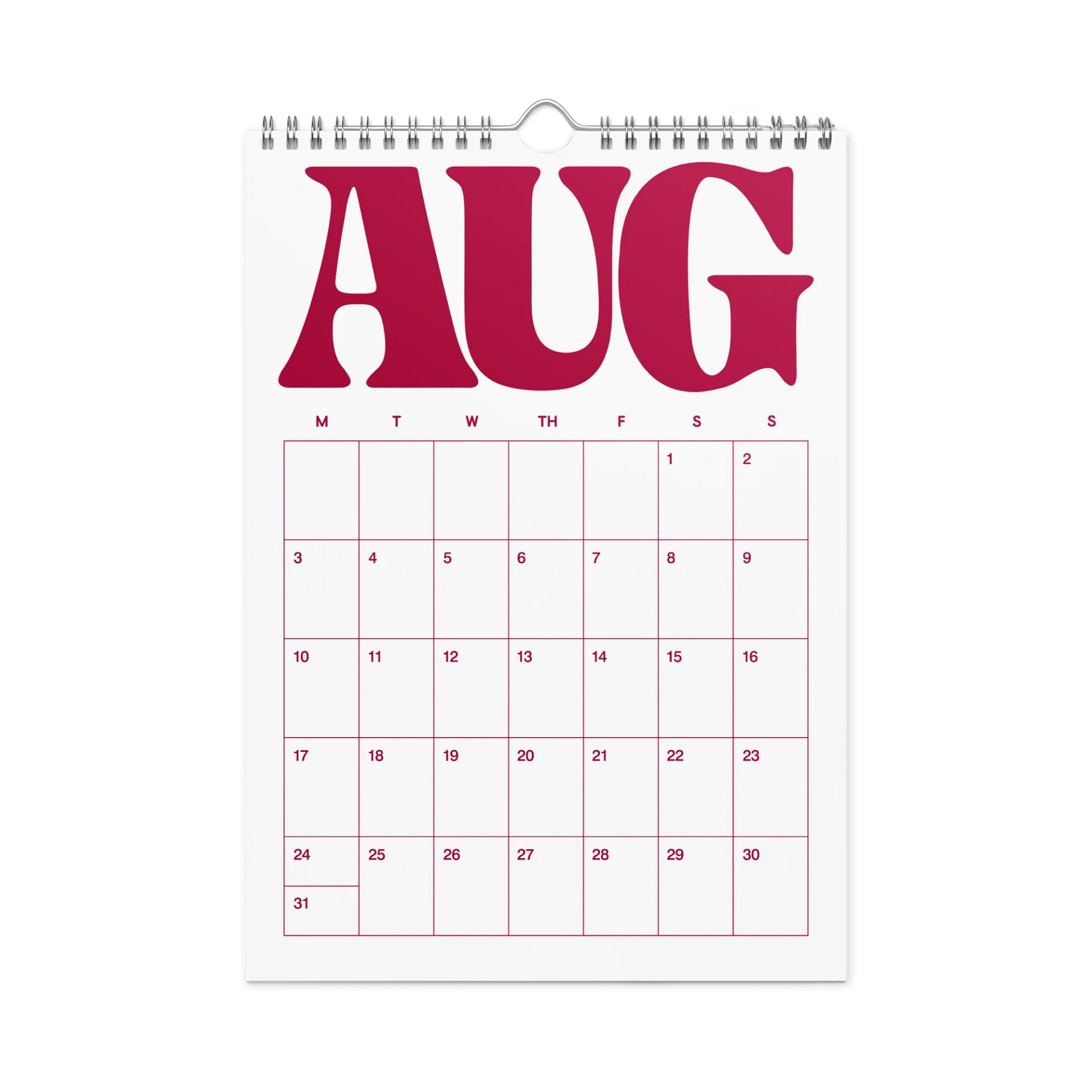 2026 Calendar (Monday start date) product image (9)