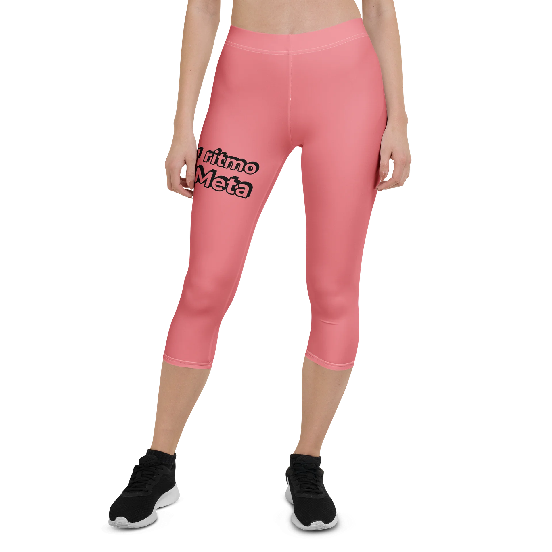 Pink Tu Ritmo • Tu Meta Capri Leggings Tranquilo Quieto Brand product image (1)